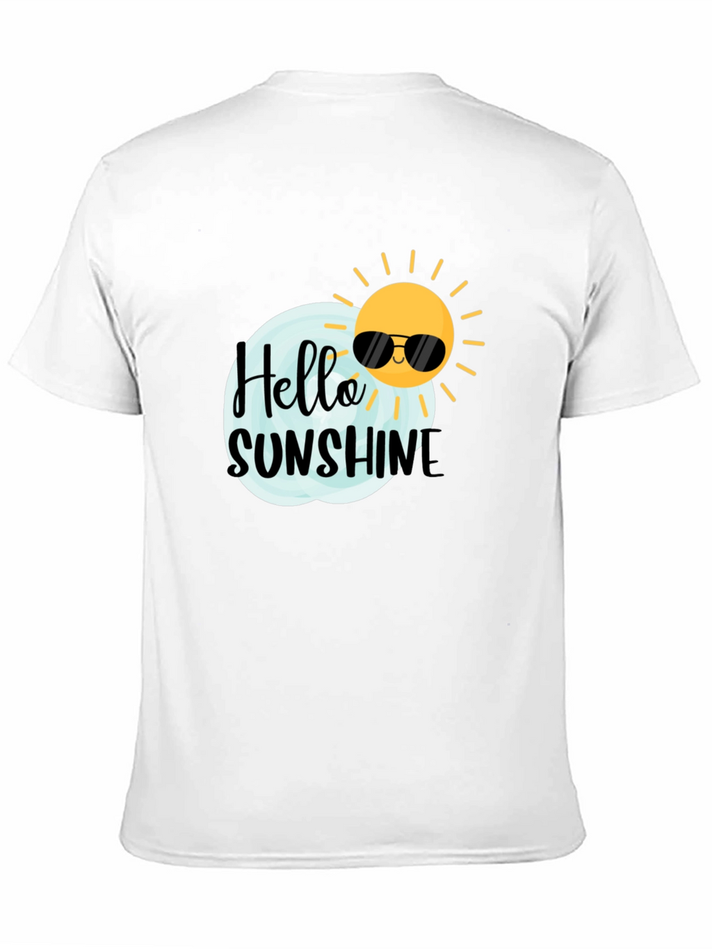 Hello Sunshine Black Graphic Tee