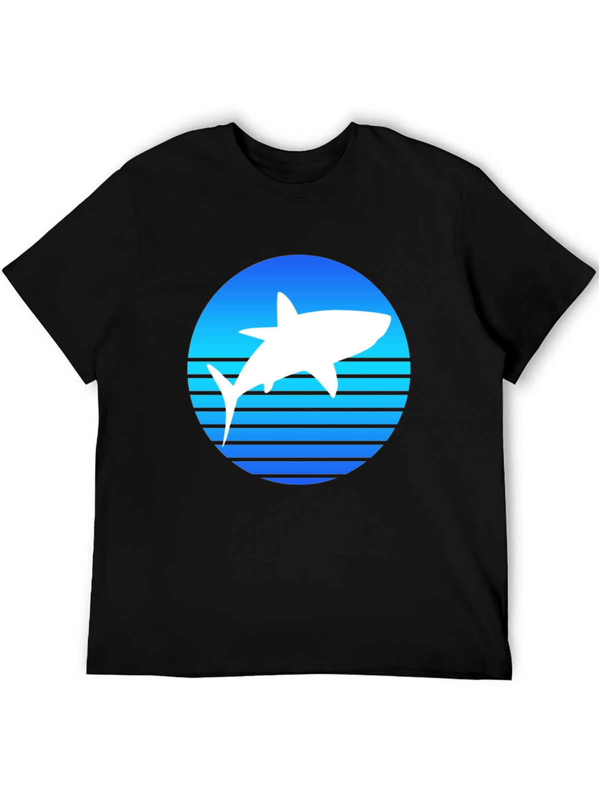 Shark Silhouette Graphic Tee