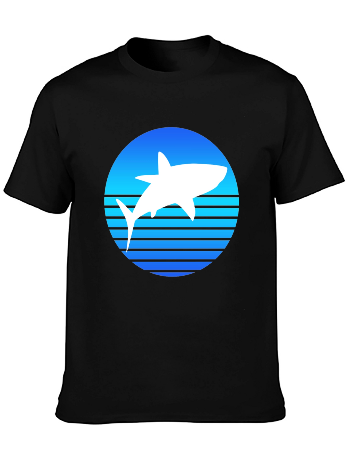 Shark Silhouette Graphic Tee