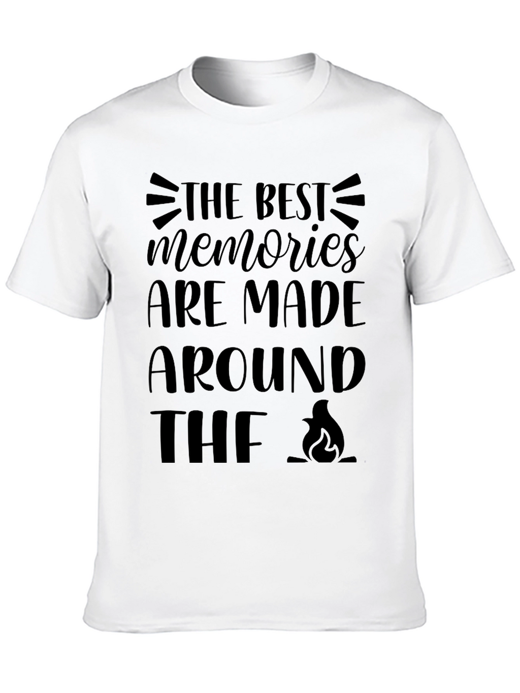 Campfire Memories Black Graphic Tee