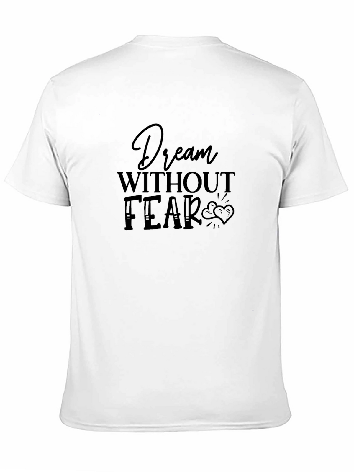 Dream Without Fear Black Graphic Tee