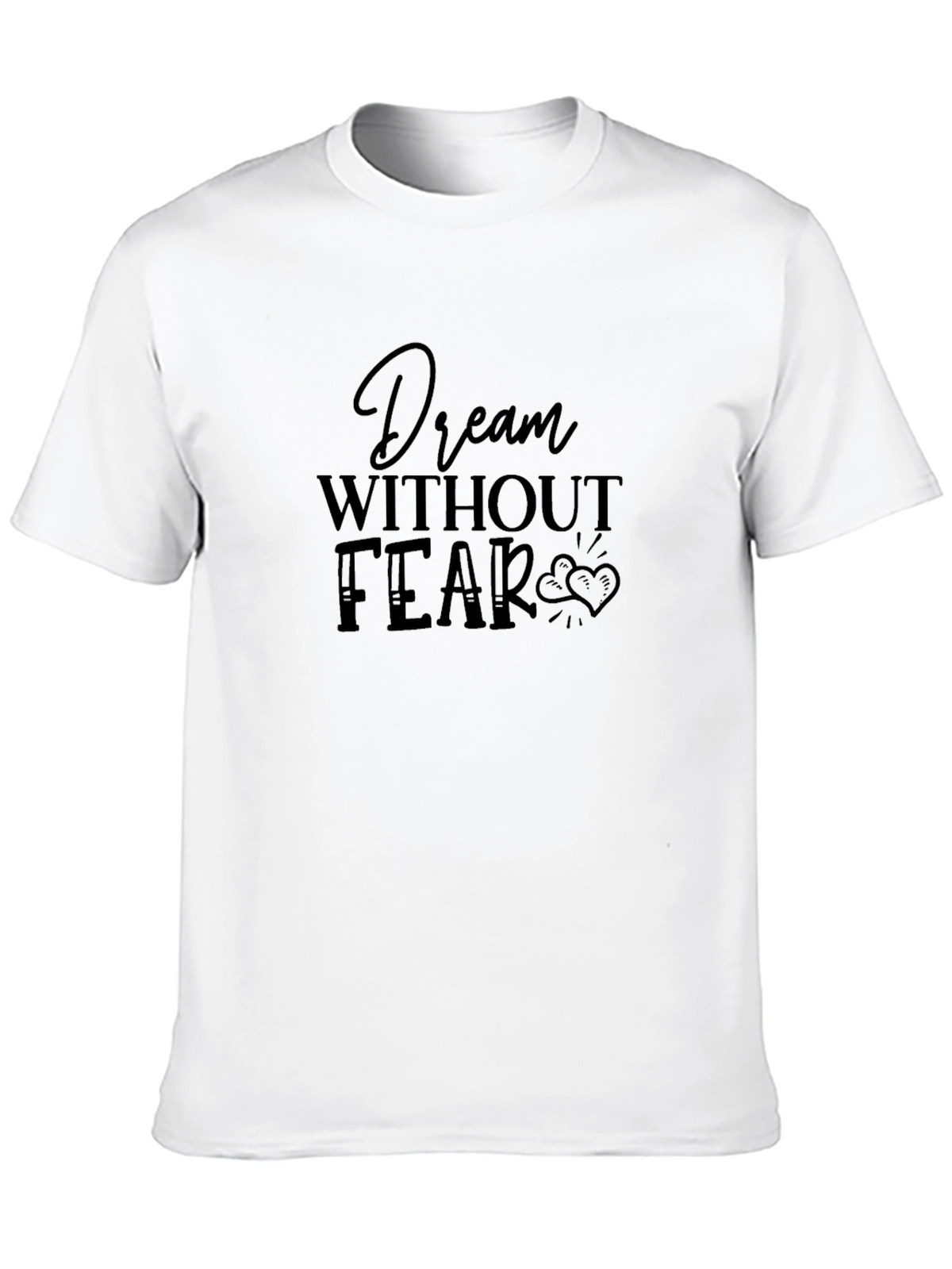 Dream Without Fear Black Graphic Tee