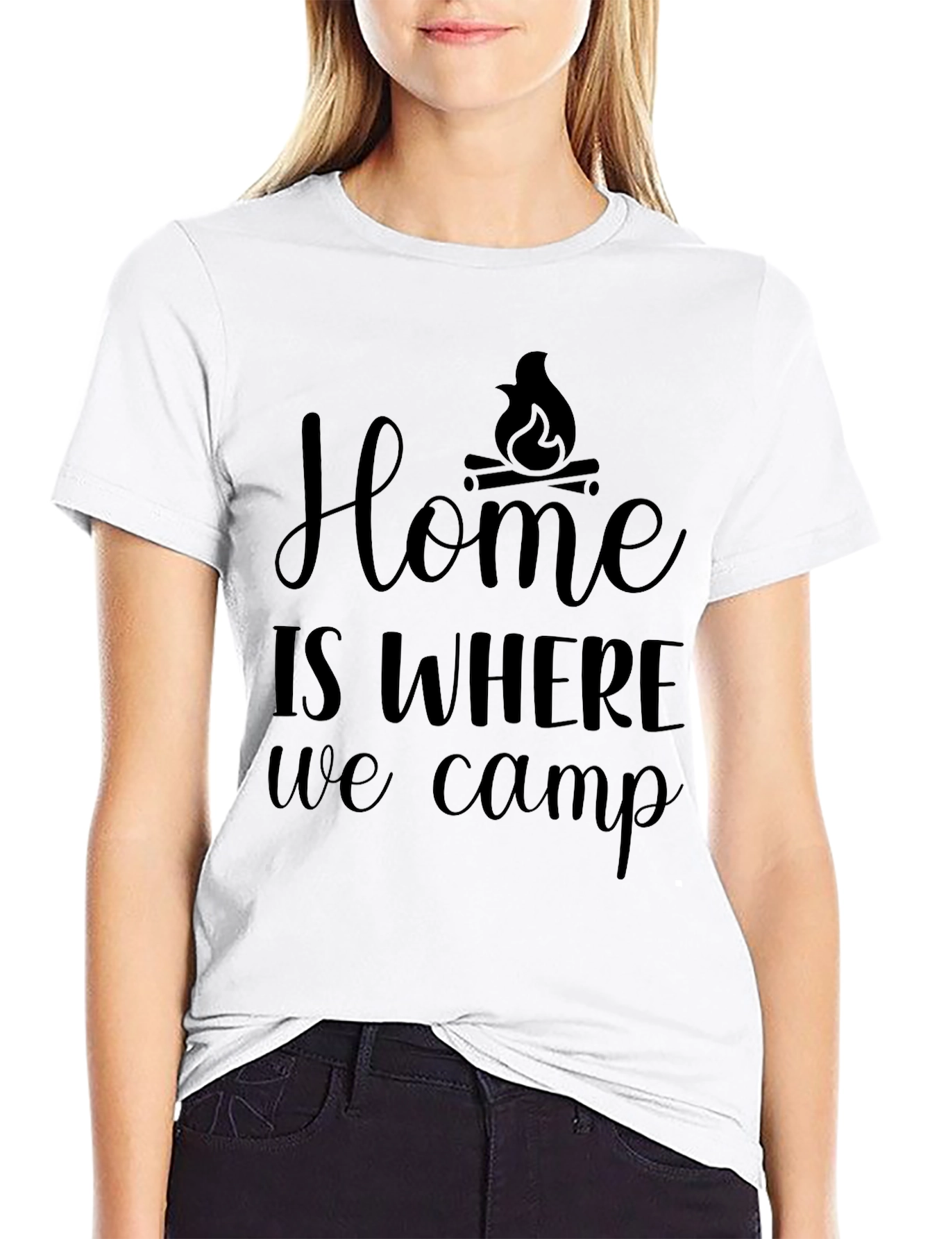 Camping T-Shirt - Home Is Where We Camp
