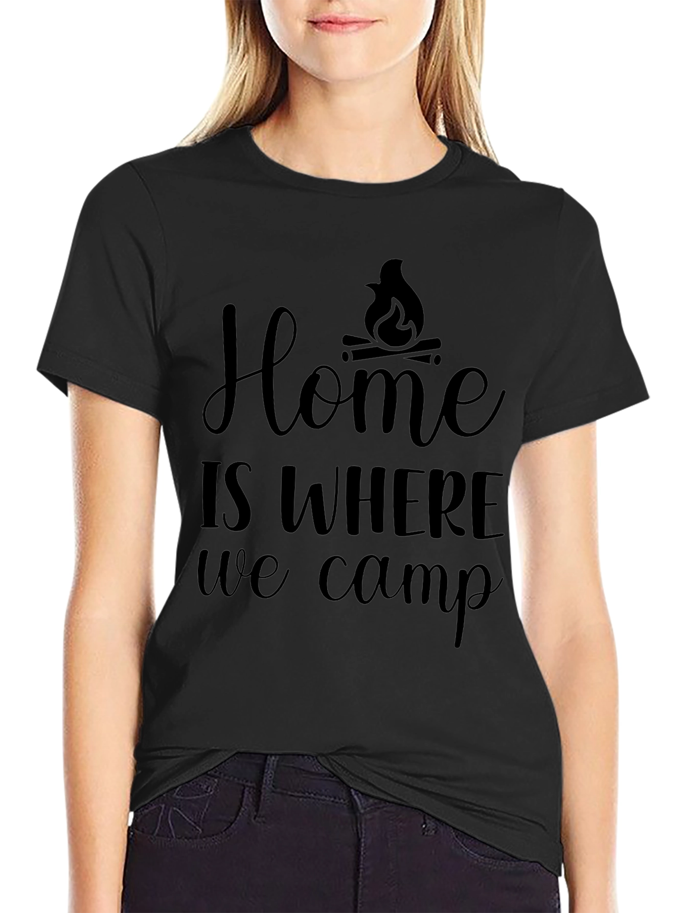 Camping T-Shirt - Home Is Where We Camp