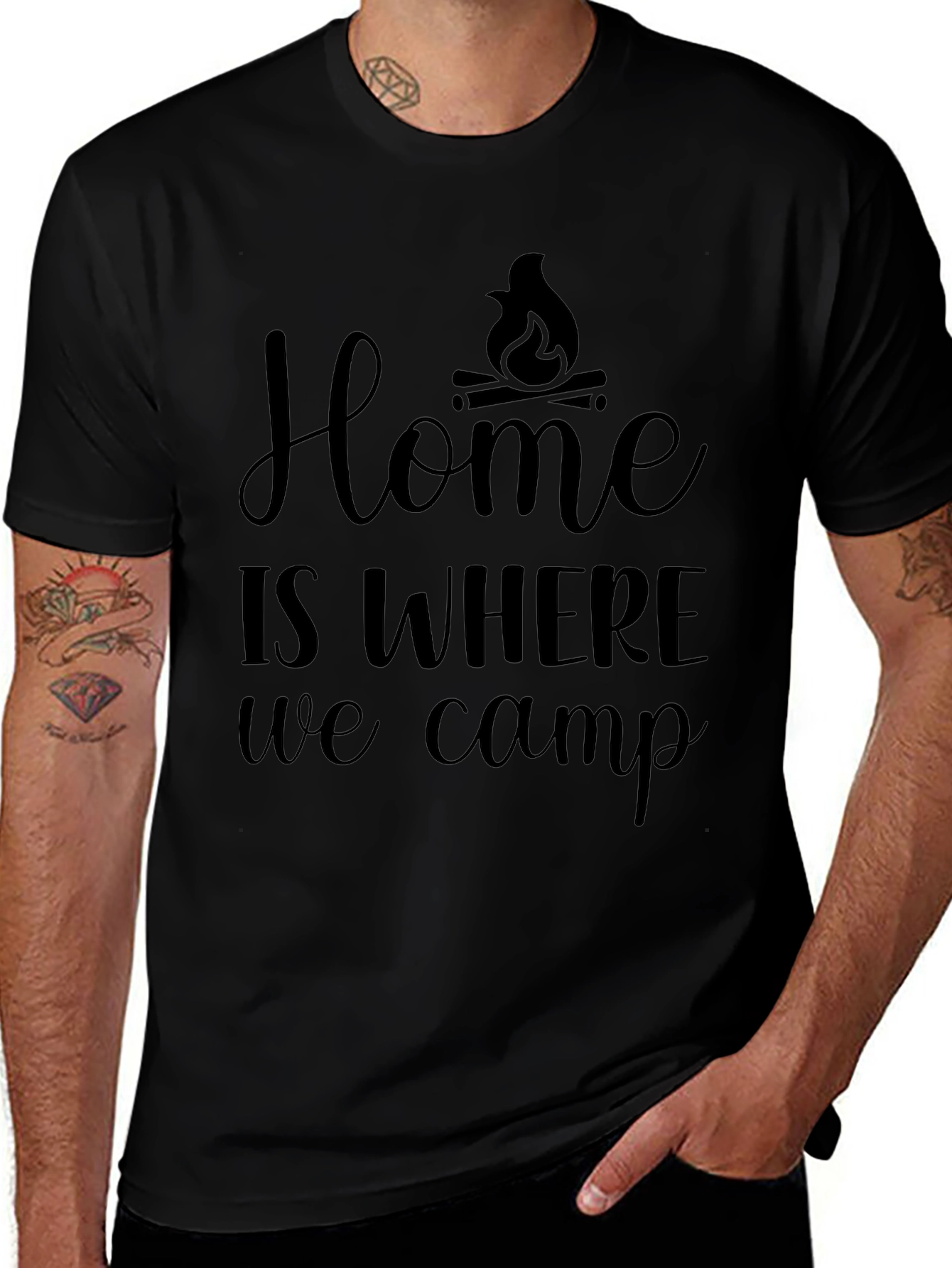 Camping T-Shirt - Home Is Where We Camp