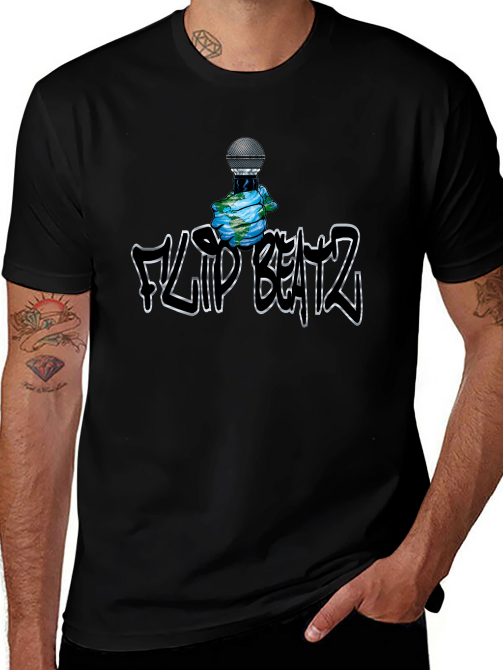 Flip Beatz Graphic T-Shirt - Music Inspired Tee