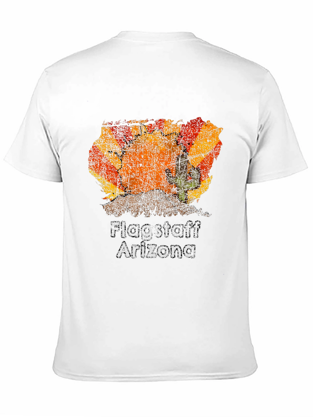 Flagstaff Arizona Graphic Tee - Desert Cactus T-Shirt