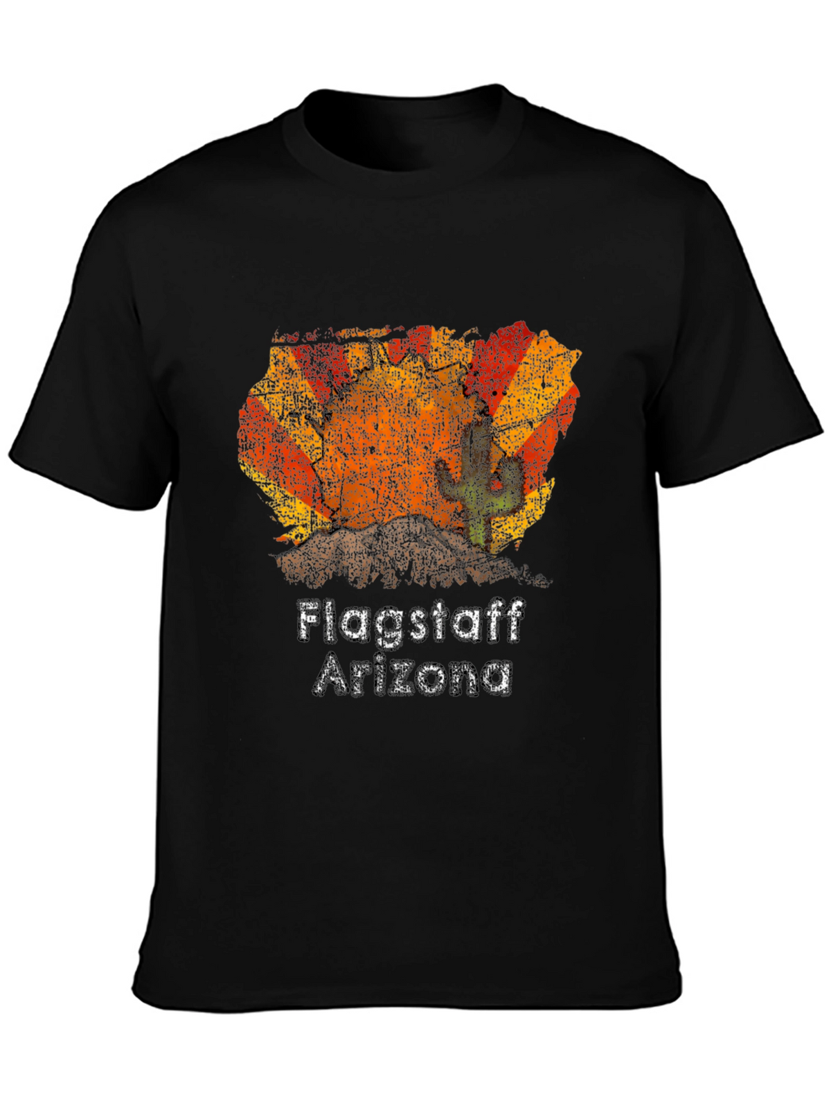 Flagstaff Arizona Graphic Tee - Desert Cactus T-Shirt