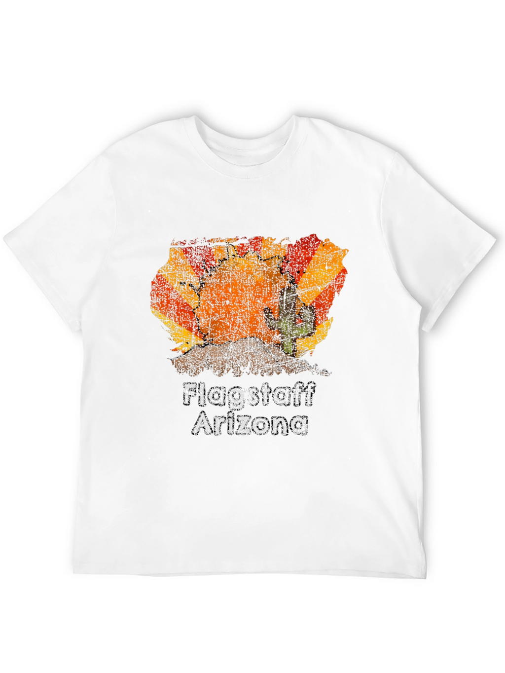 Flagstaff Arizona Graphic Tee - Desert Cactus T-Shirt