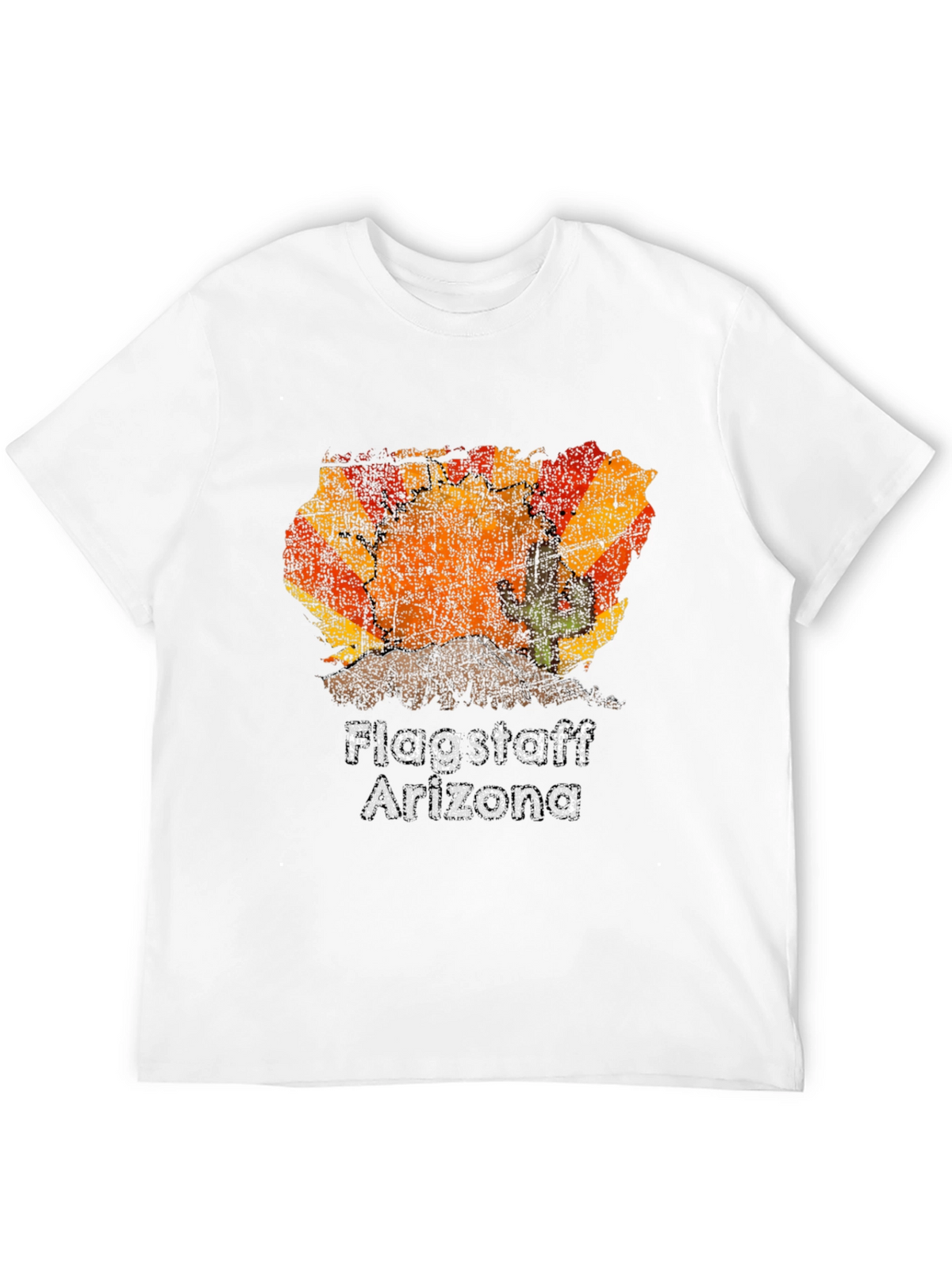 Flagstaff Arizona Graphic Tee - Desert Cactus T-Shirt