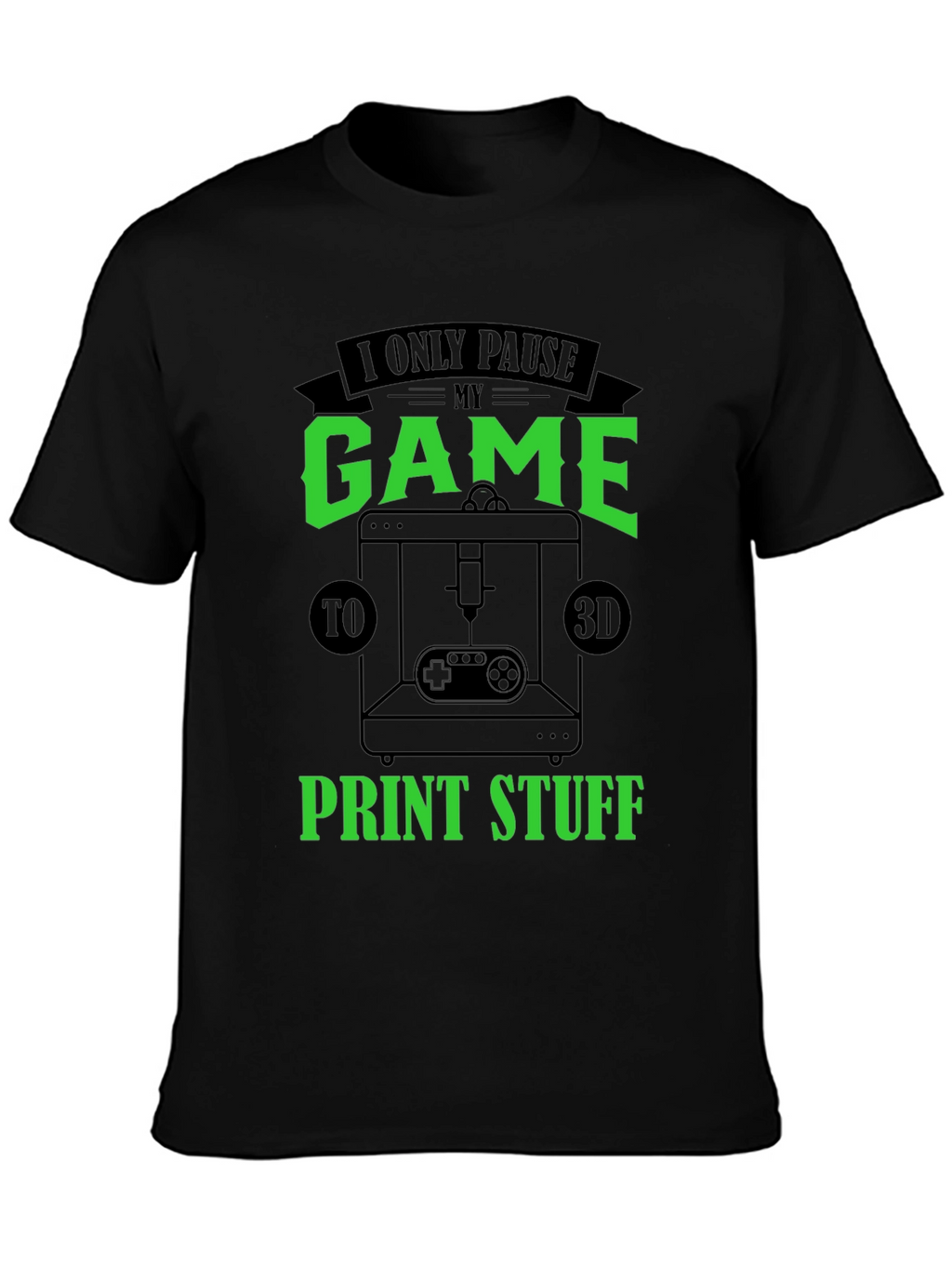 Gamer 3D Print T-Shirt