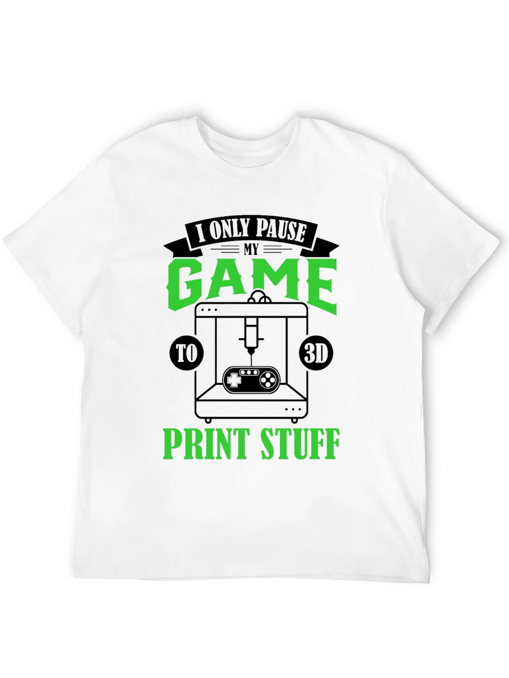 Gamer 3D Print T-Shirt