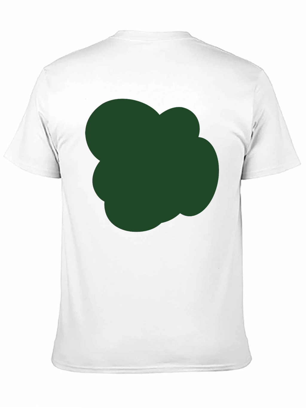 Modern Black T-Shirt with Unique Green Graphic