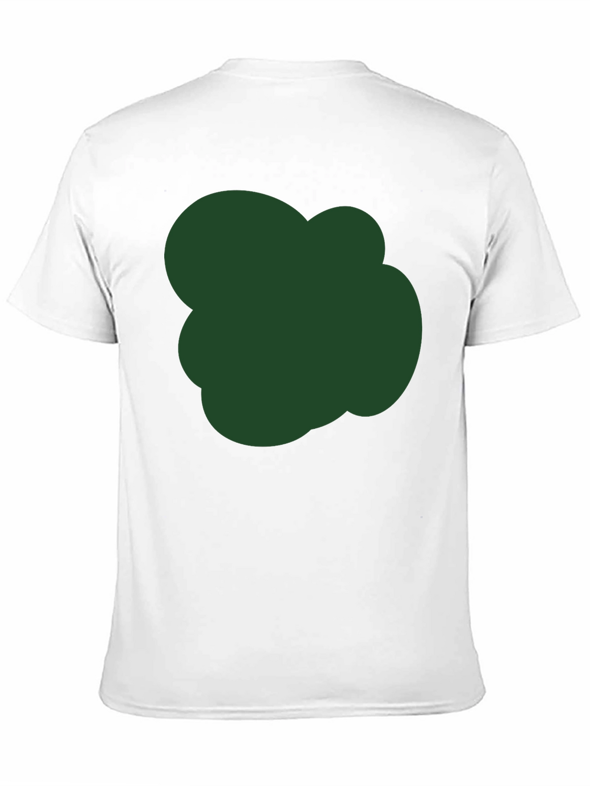 Modern Black T-Shirt with Unique Green Graphic