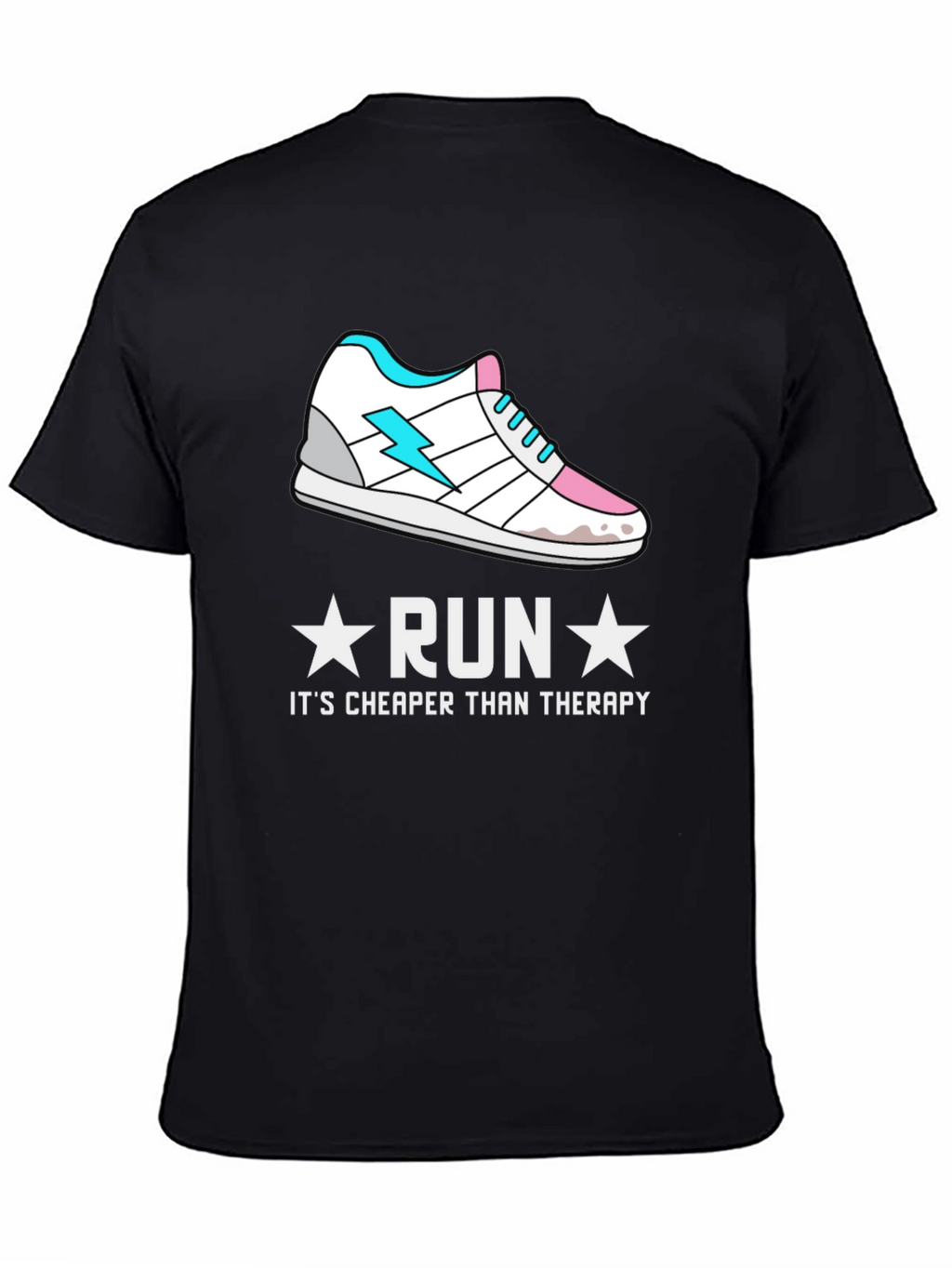 Run Cheaper Than Therapy Graphic Tee - Activewear Shirt