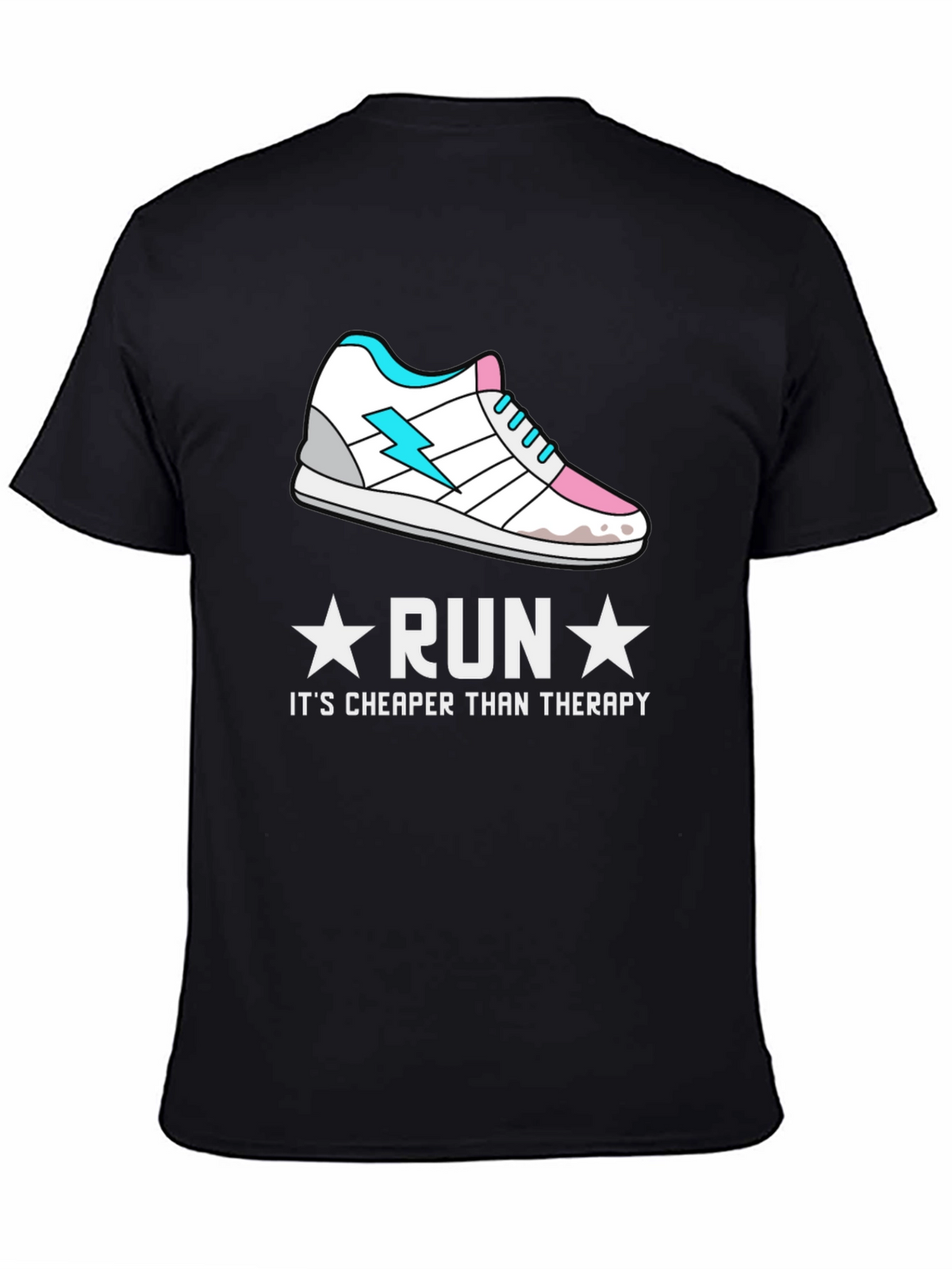 Run Cheaper Than Therapy Graphic Tee - Activewear Shirt