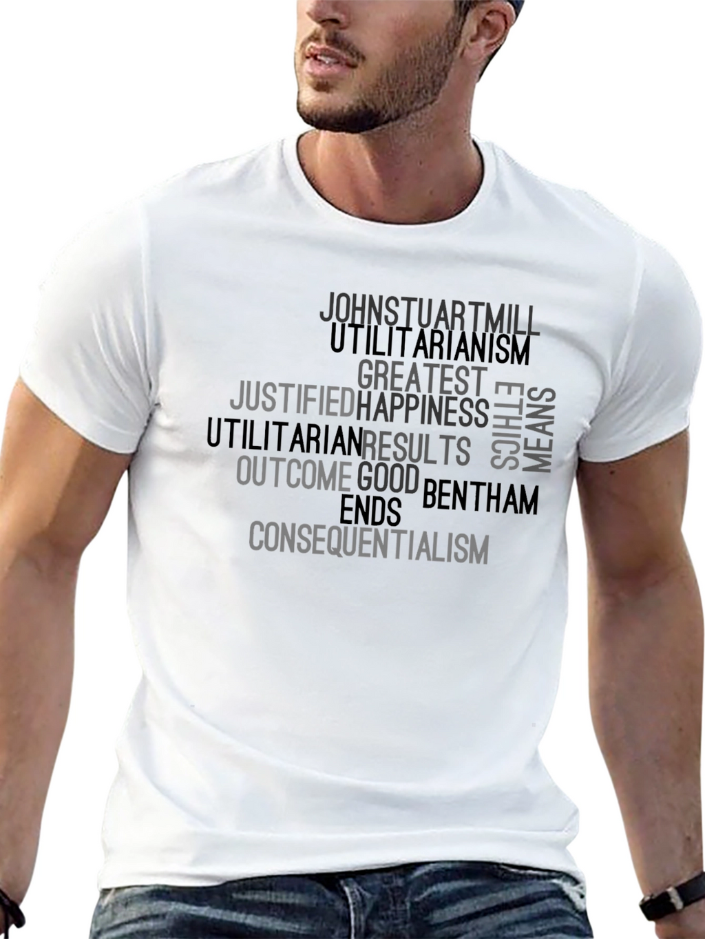Utilitarian Philosophy T-Shirt - Ethics & Morality