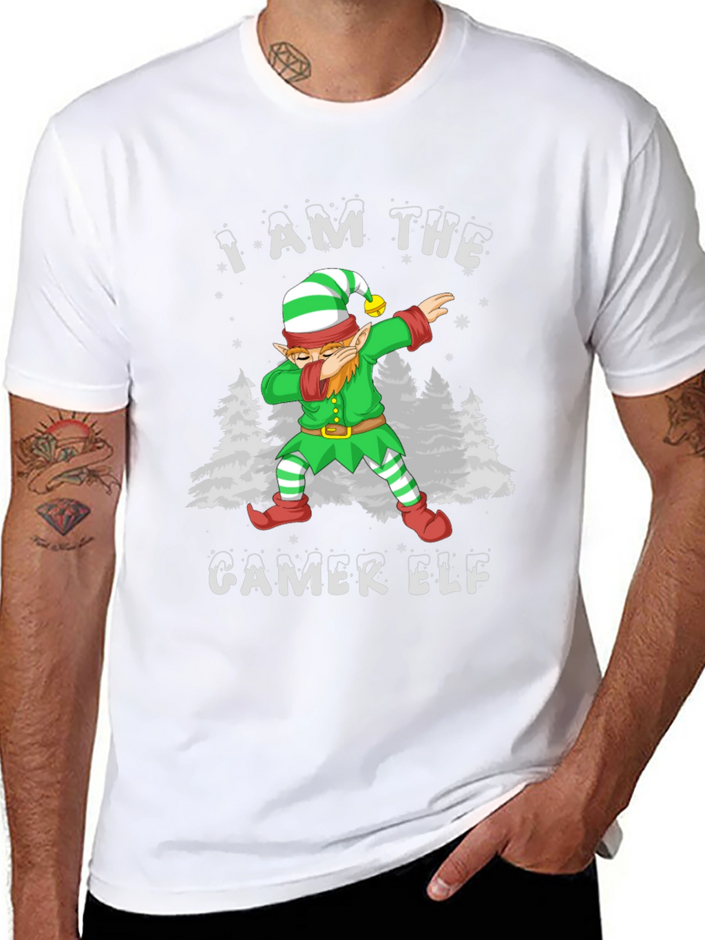 I Am The Gamer Elf Holiday T-Shirt