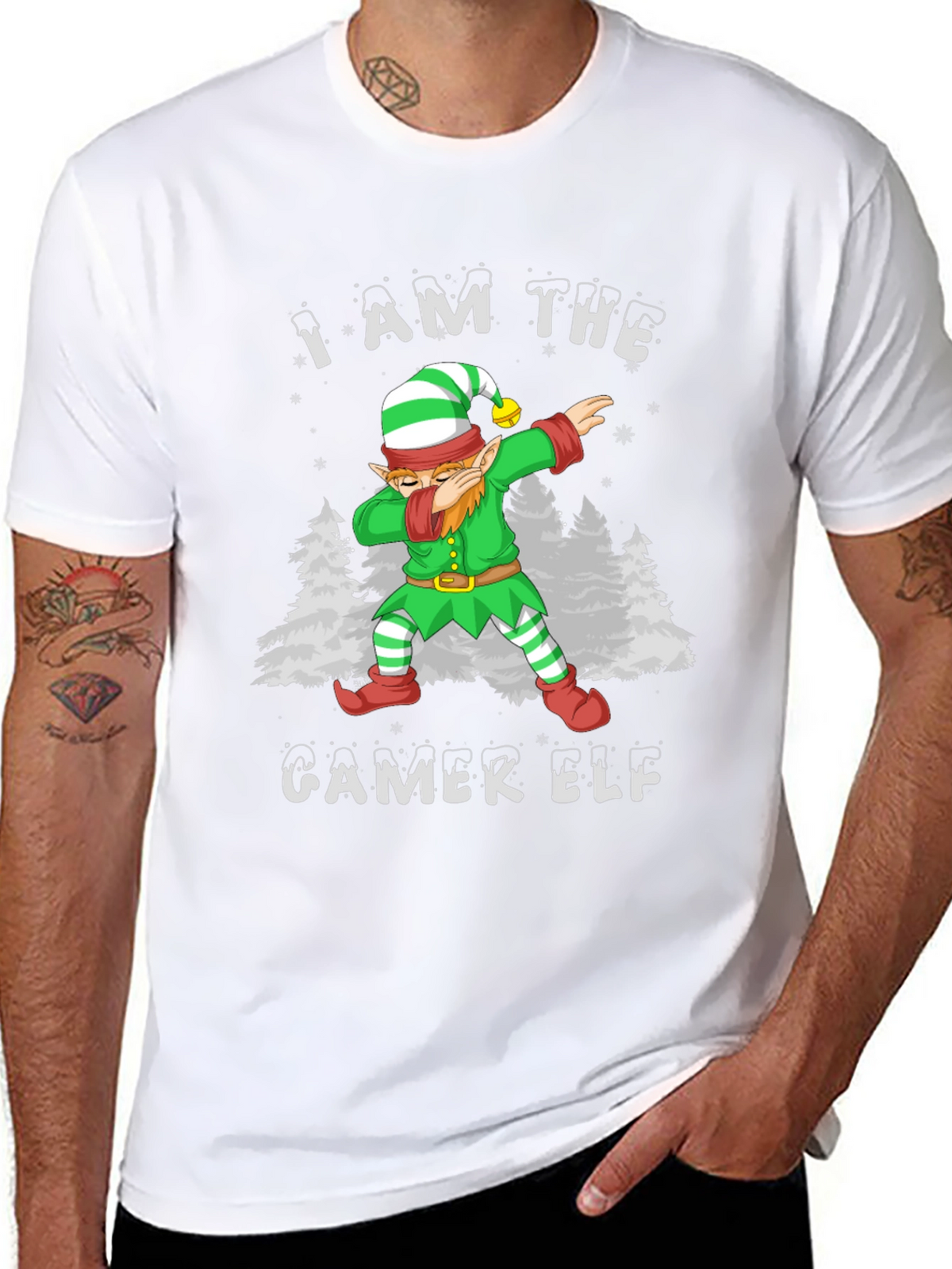 I Am The Gamer Elf Holiday T-Shirt