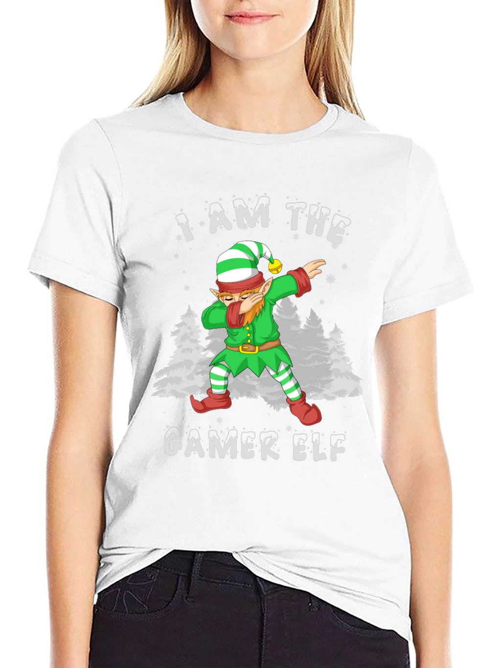 I Am The Gamer Elf Holiday T-Shirt