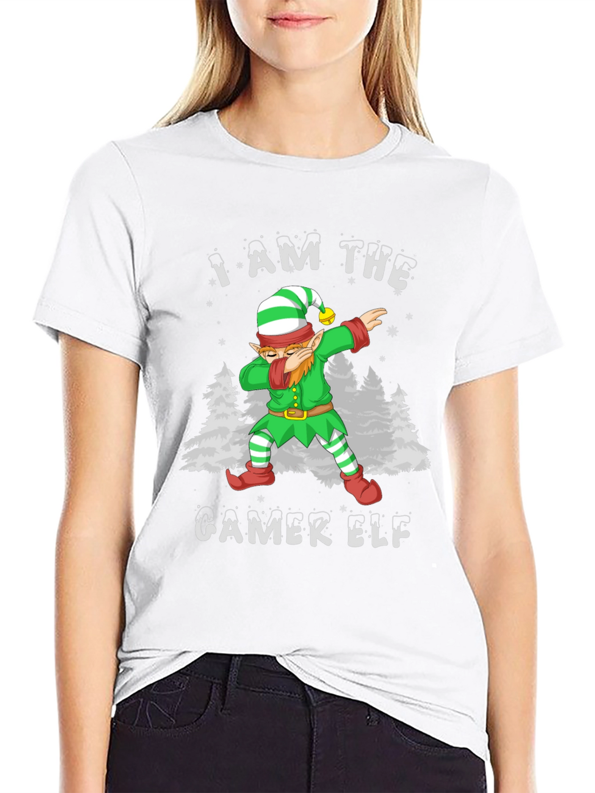 I Am The Gamer Elf Holiday T-Shirt
