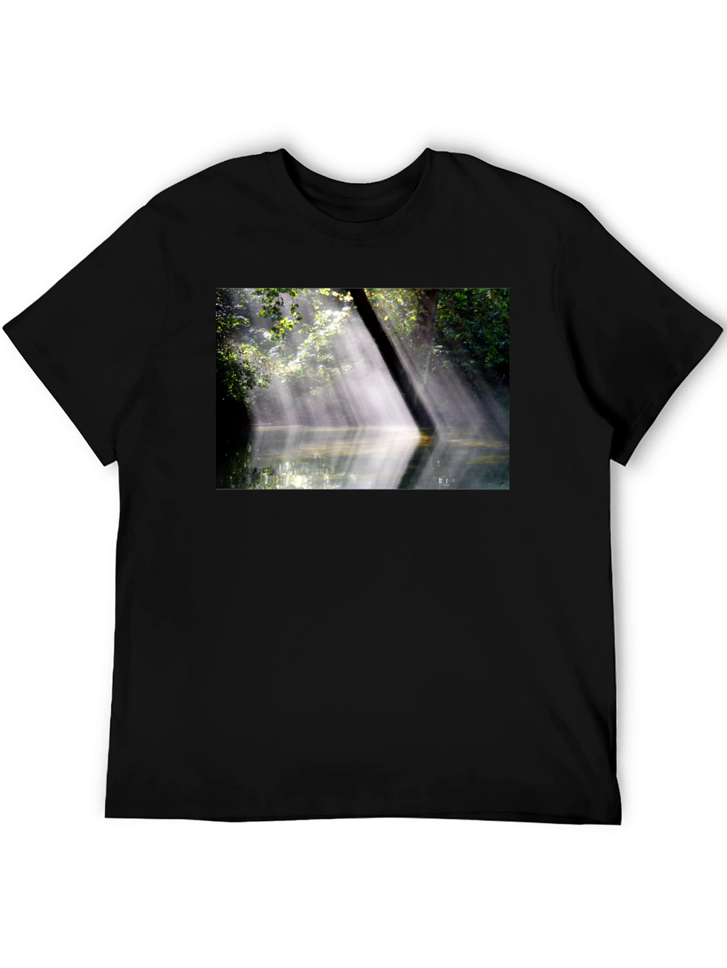 Natures Embrace Tee - Sunlit Forest Design