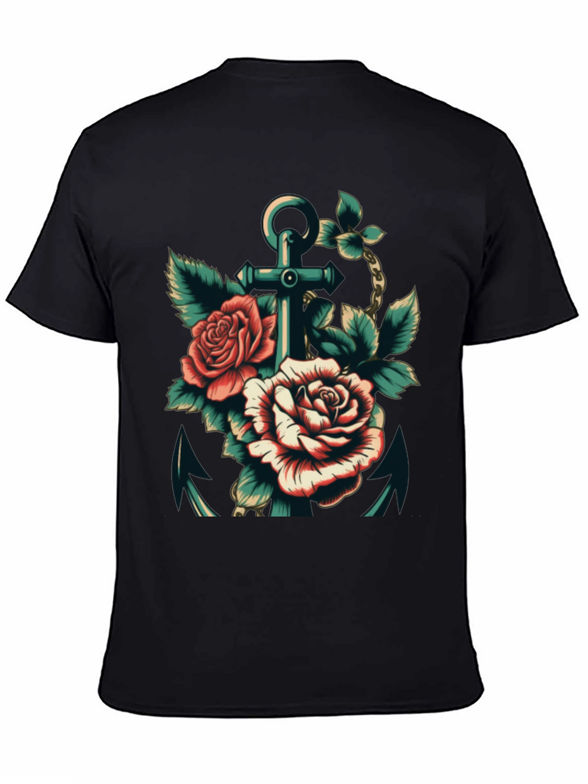 Anchor & Roses Graphic Tee