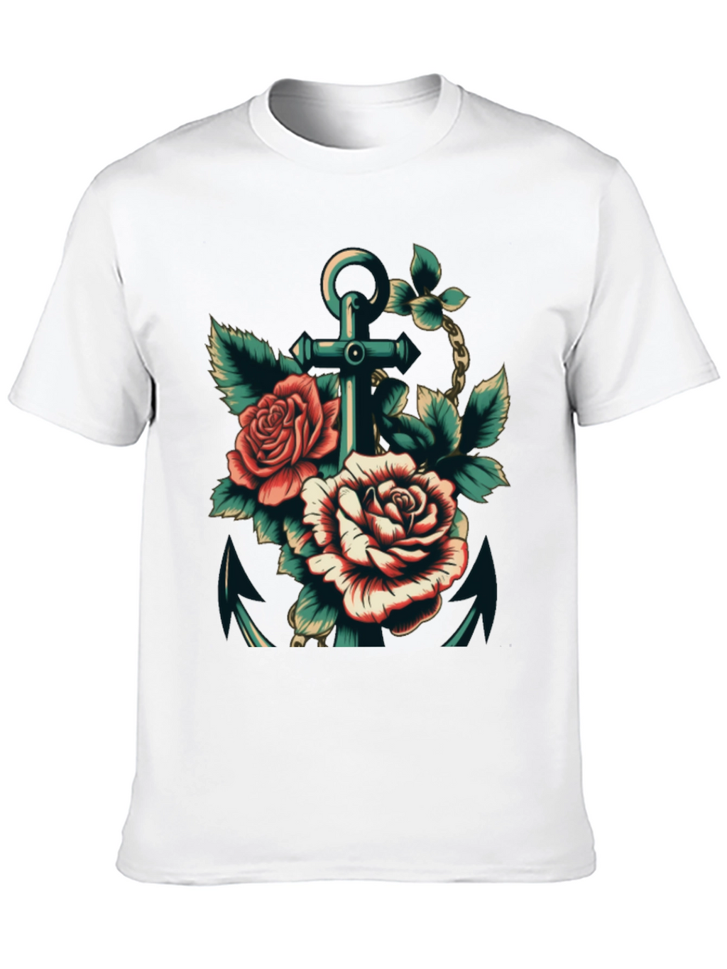 Anchor & Roses Graphic Tee