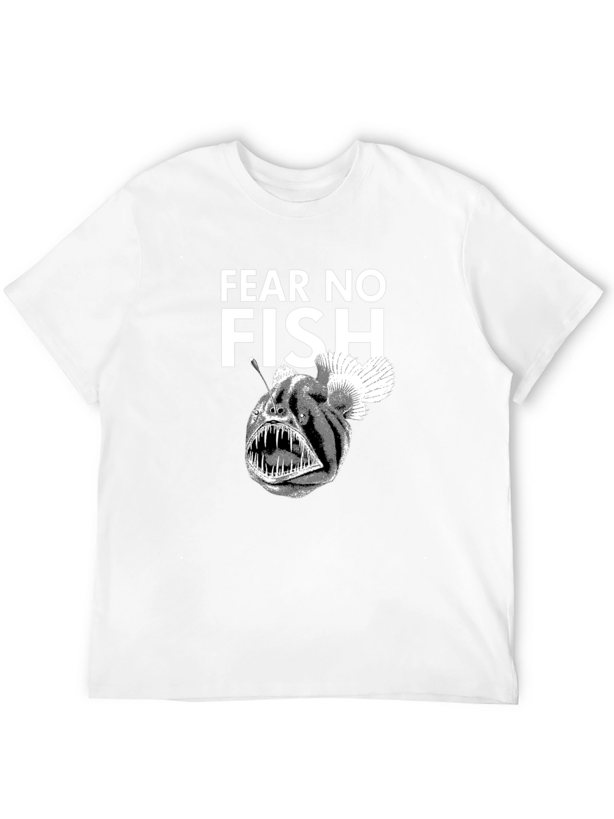 Fear No Fish Black Angler T-Shirt