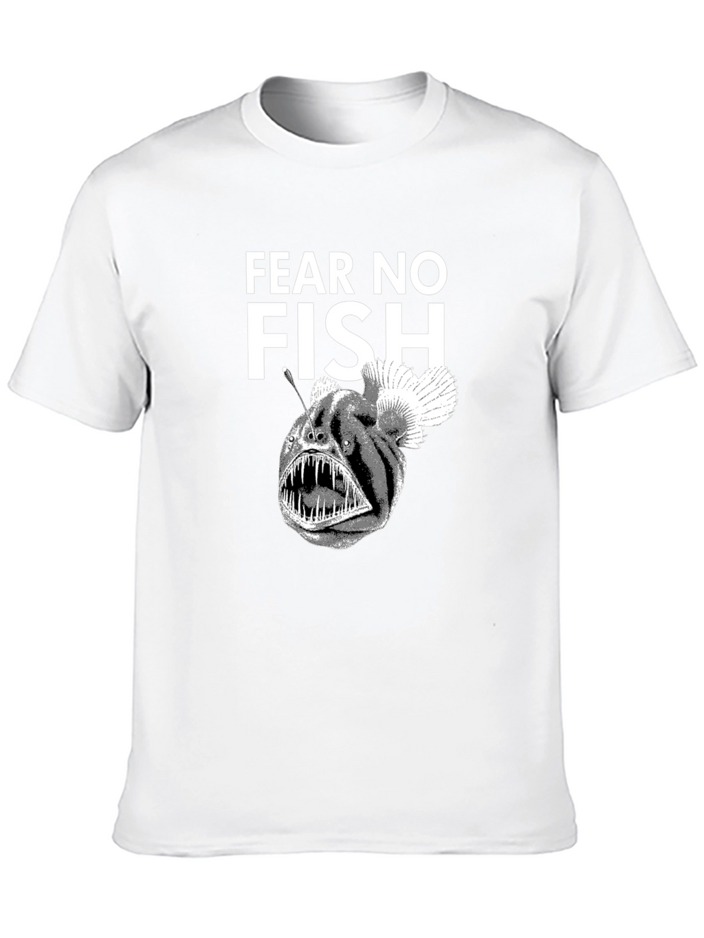 Fear No Fish Black Angler T-Shirt
