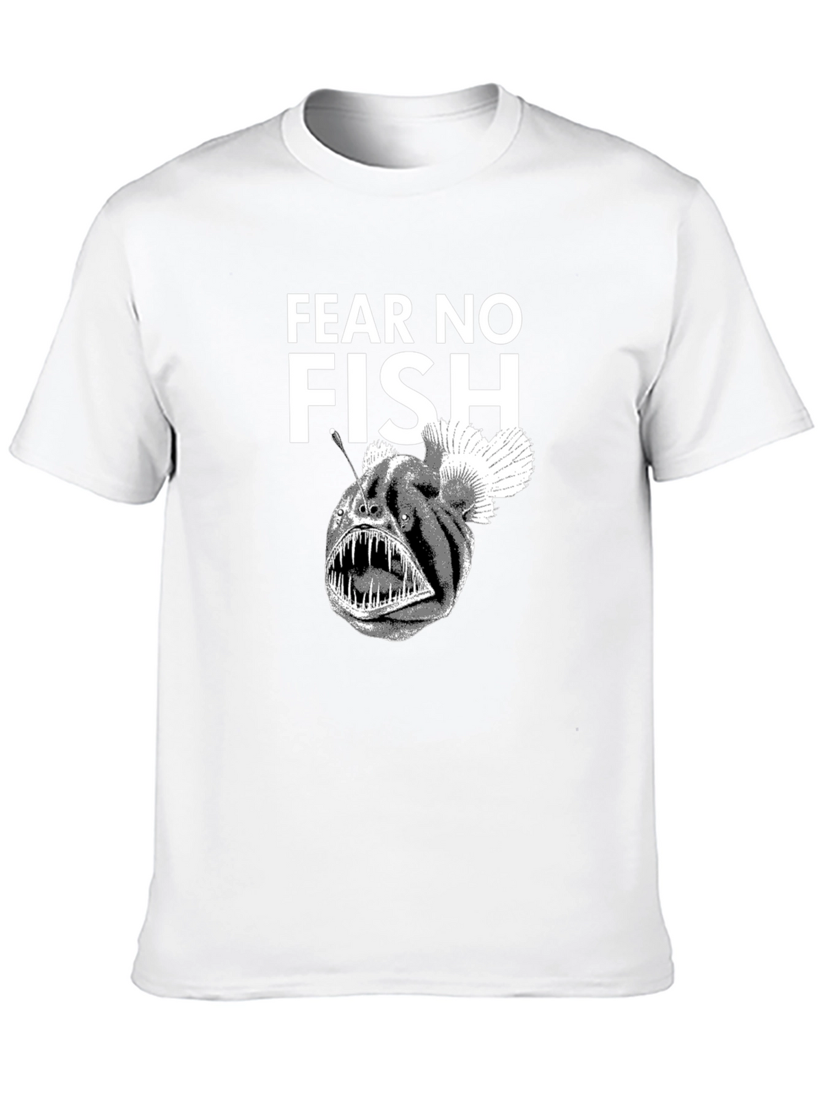 Fear No Fish Black Angler T-Shirt