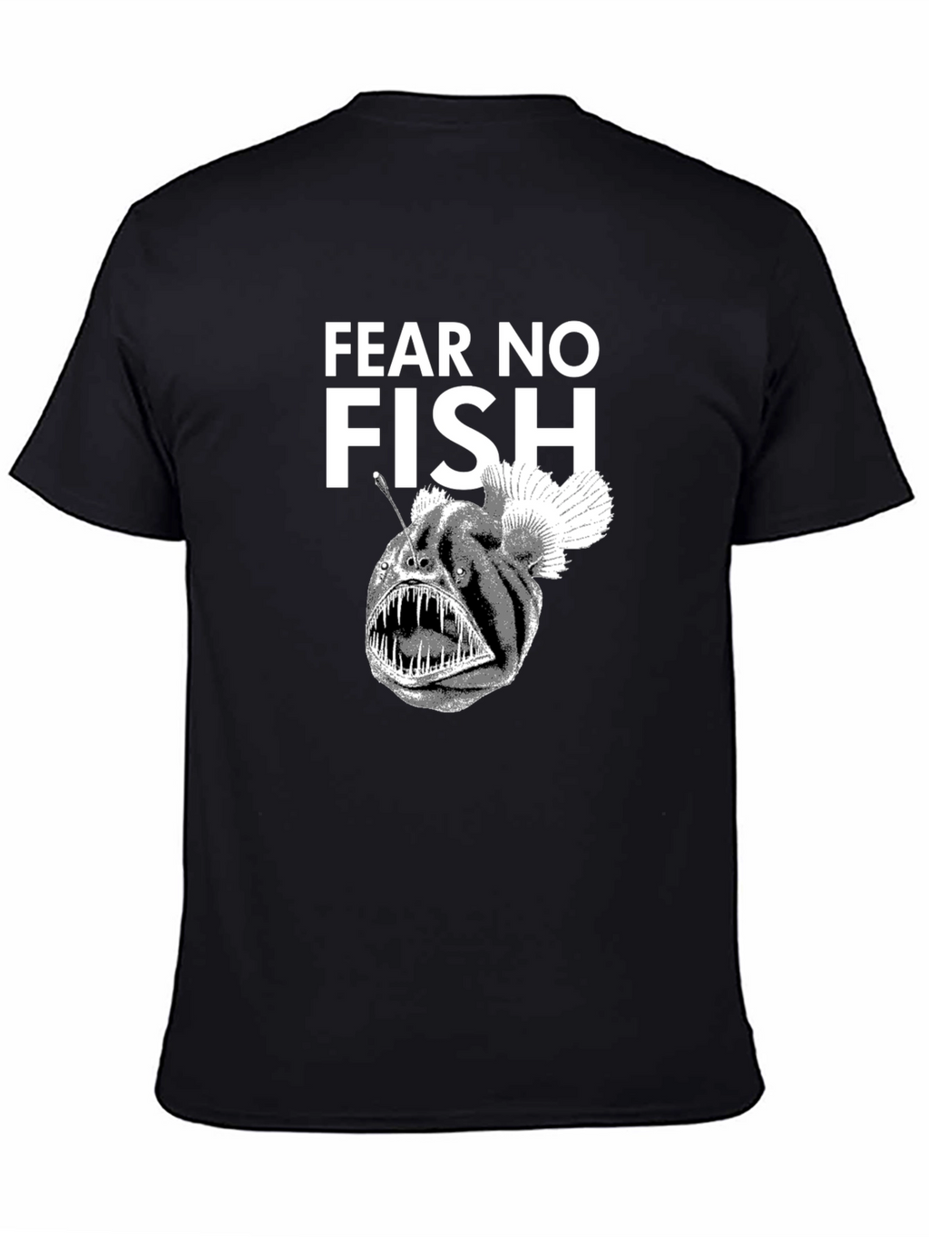 Fear No Fish Black Angler T-Shirt