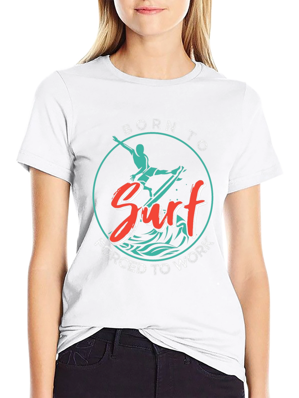 Born to Surf Graphic T-Shirt