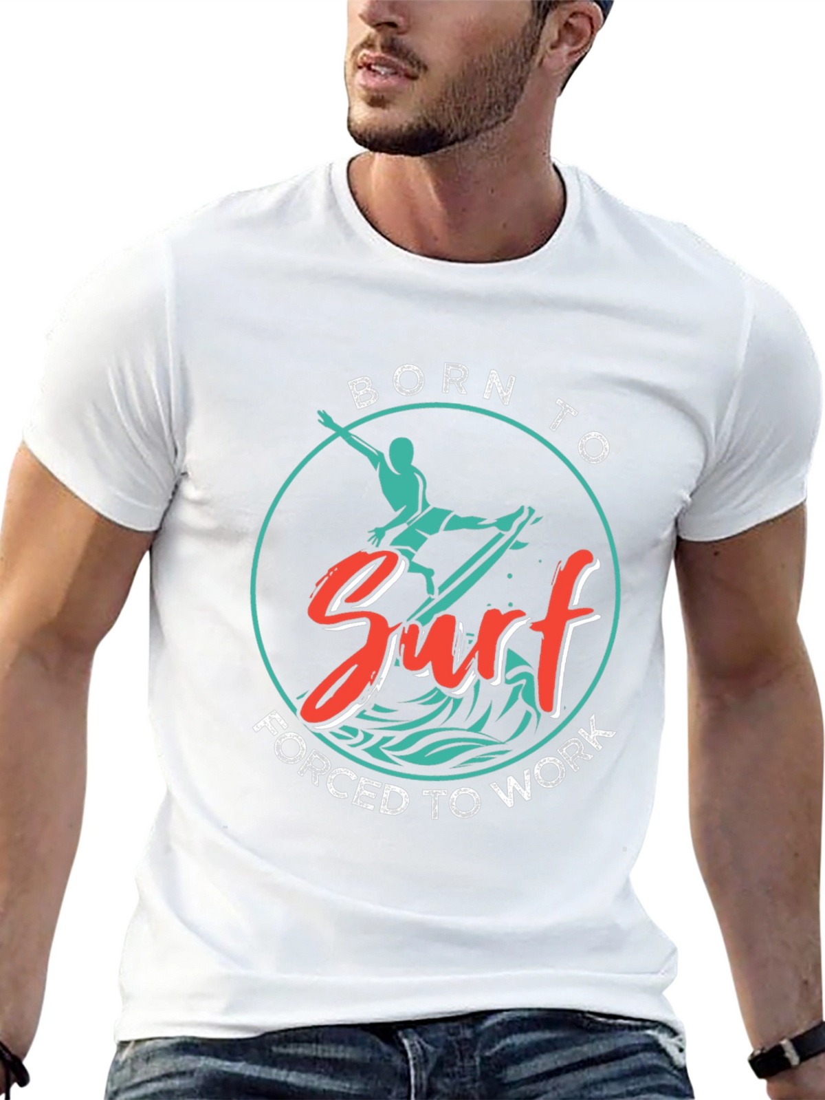 Born to Surf Graphic T-Shirt