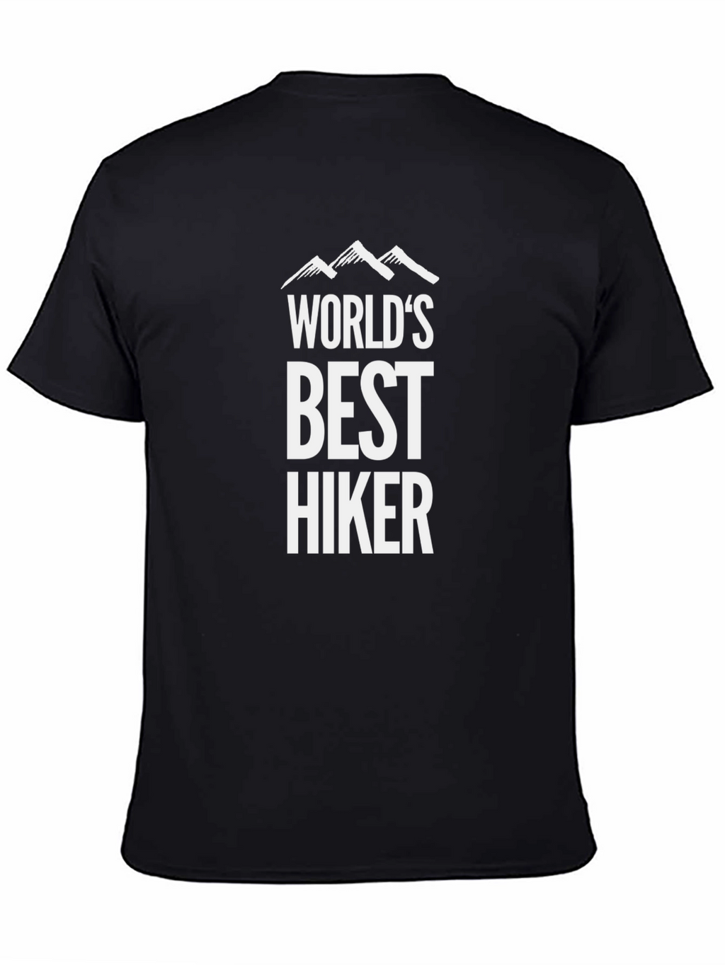 Worlds Best Hiker T-Shirt - Mountain Design