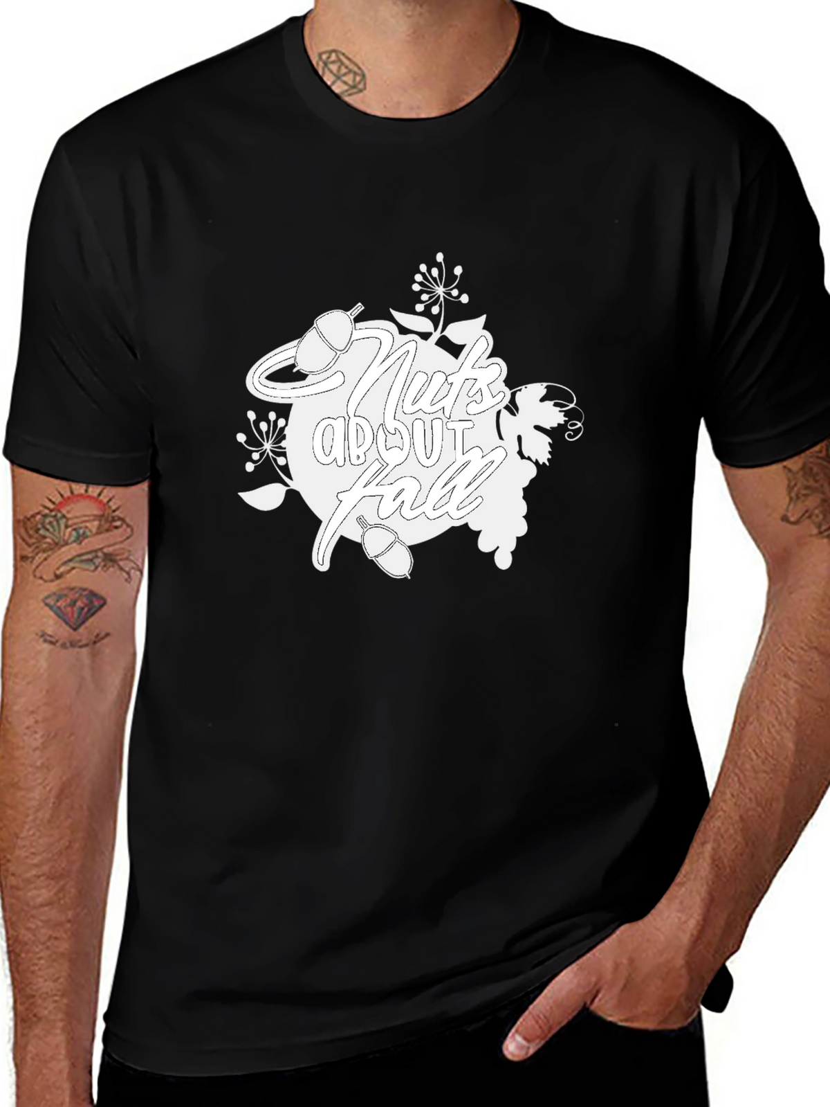 Nuts About Fall T-Shirt: Autumn Theme Tee