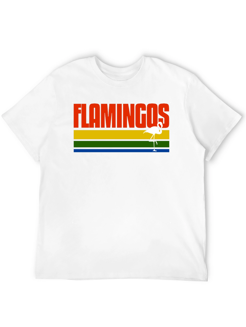 Flamingos Graphic Tee - Retro Style