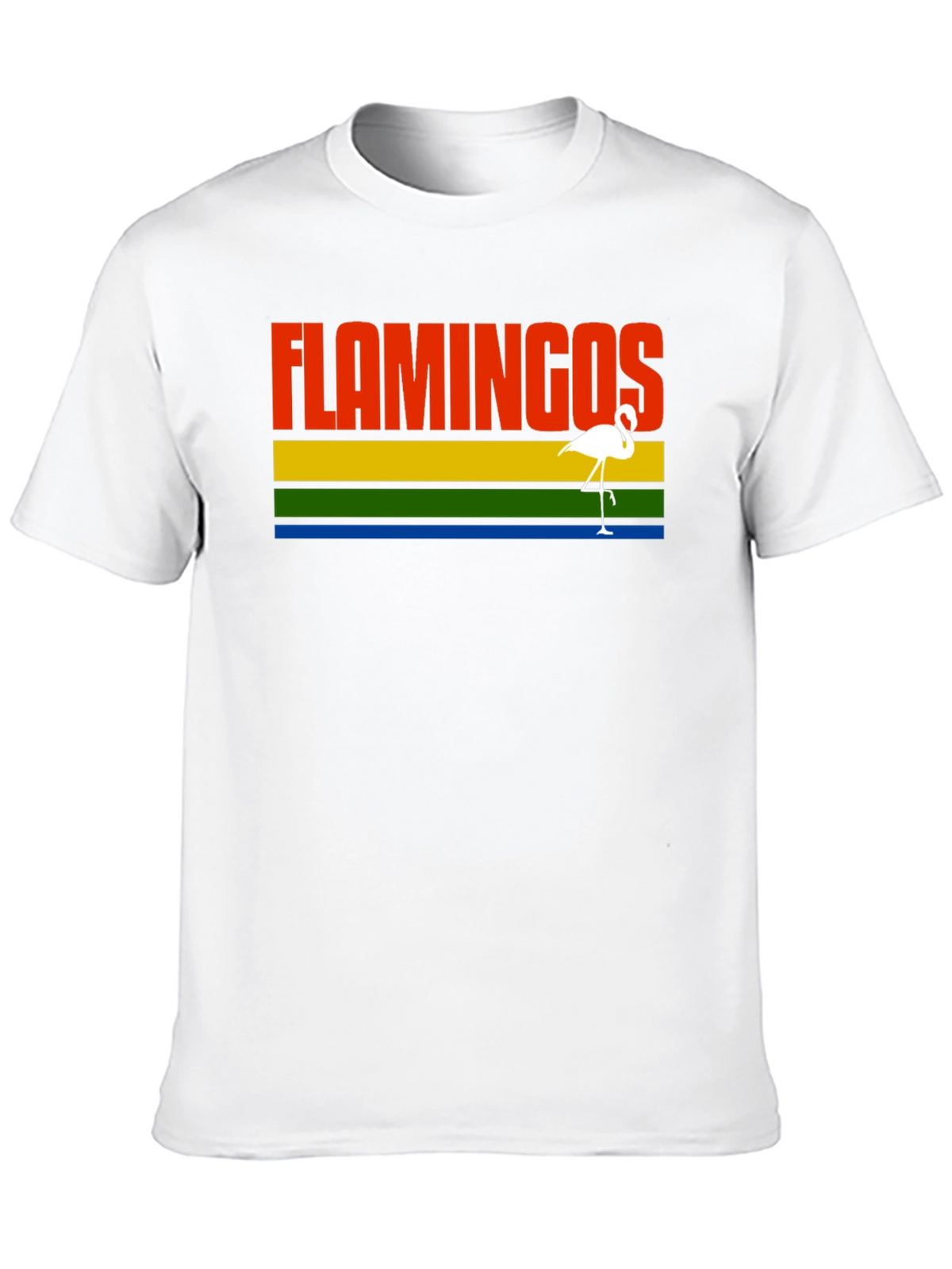 Flamingos Graphic Tee - Retro Style