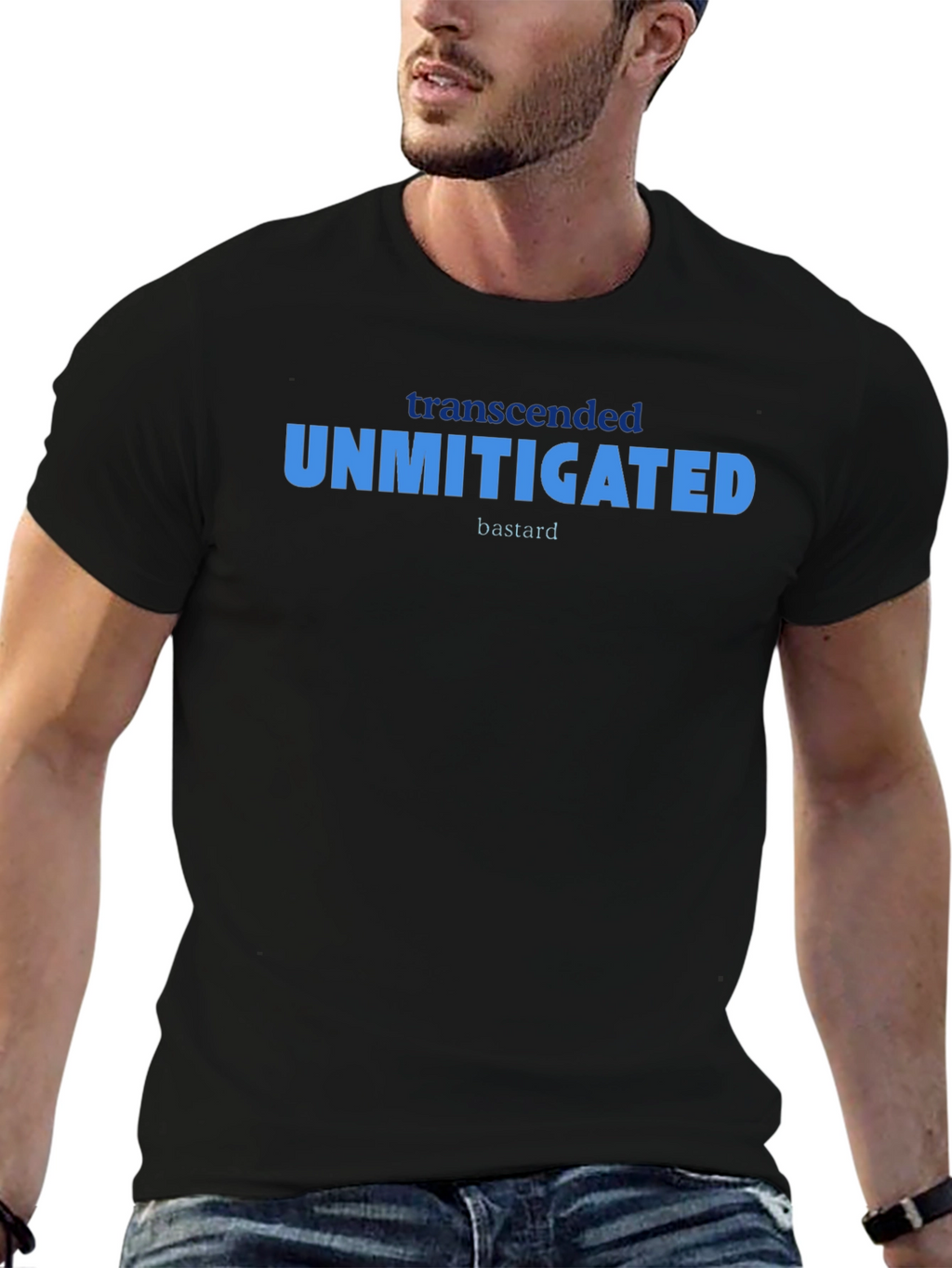 Unmitigated Bastard T-Shirt - Black Graphic Tee