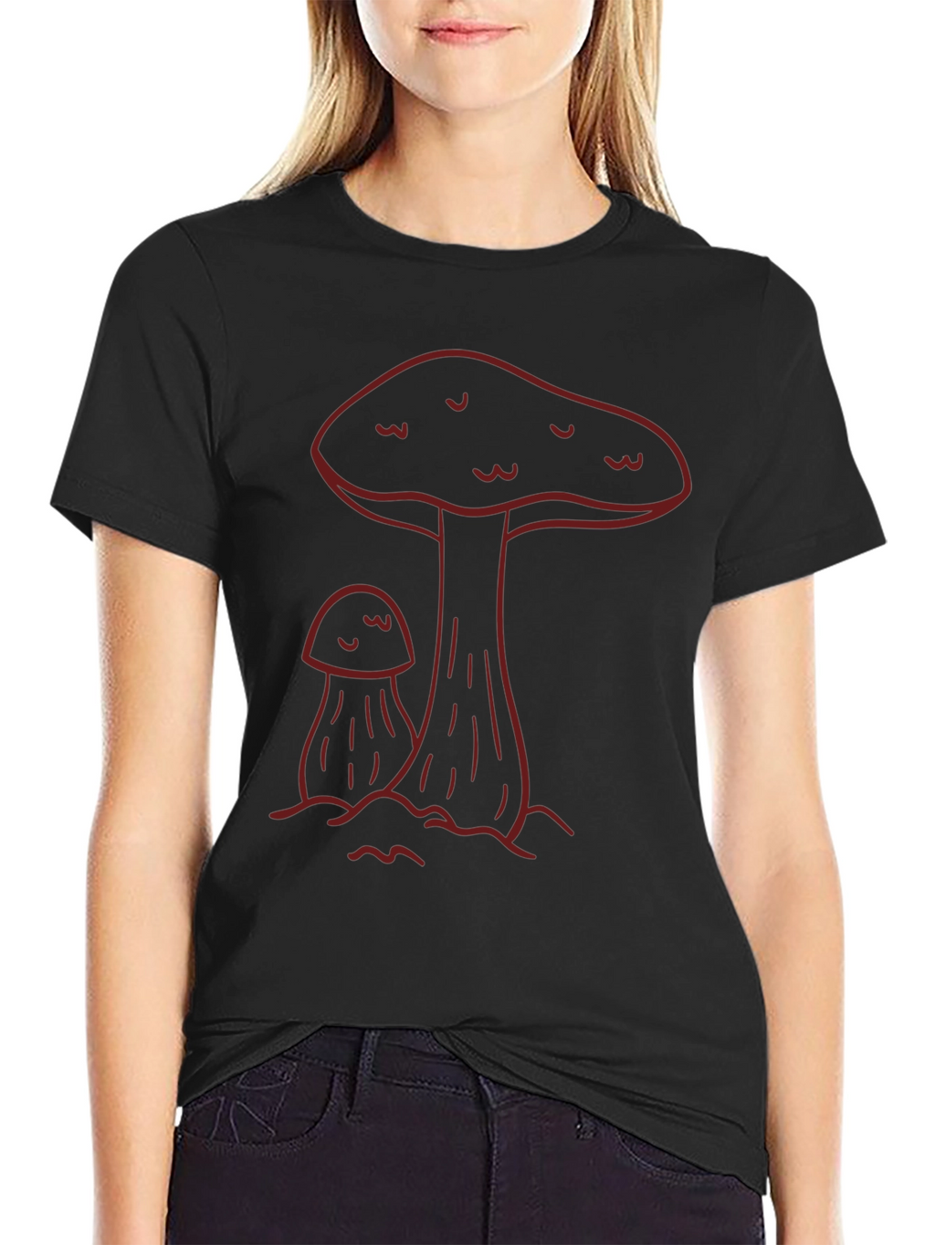 Mushroom Graphic Tee - Unique Design