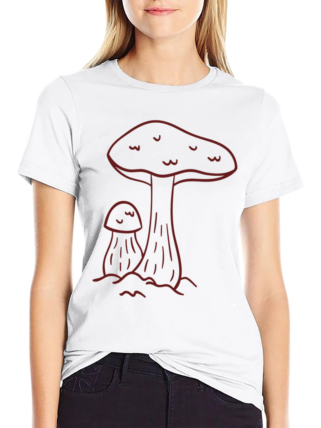 Mushroom Graphic Tee - Unique Design