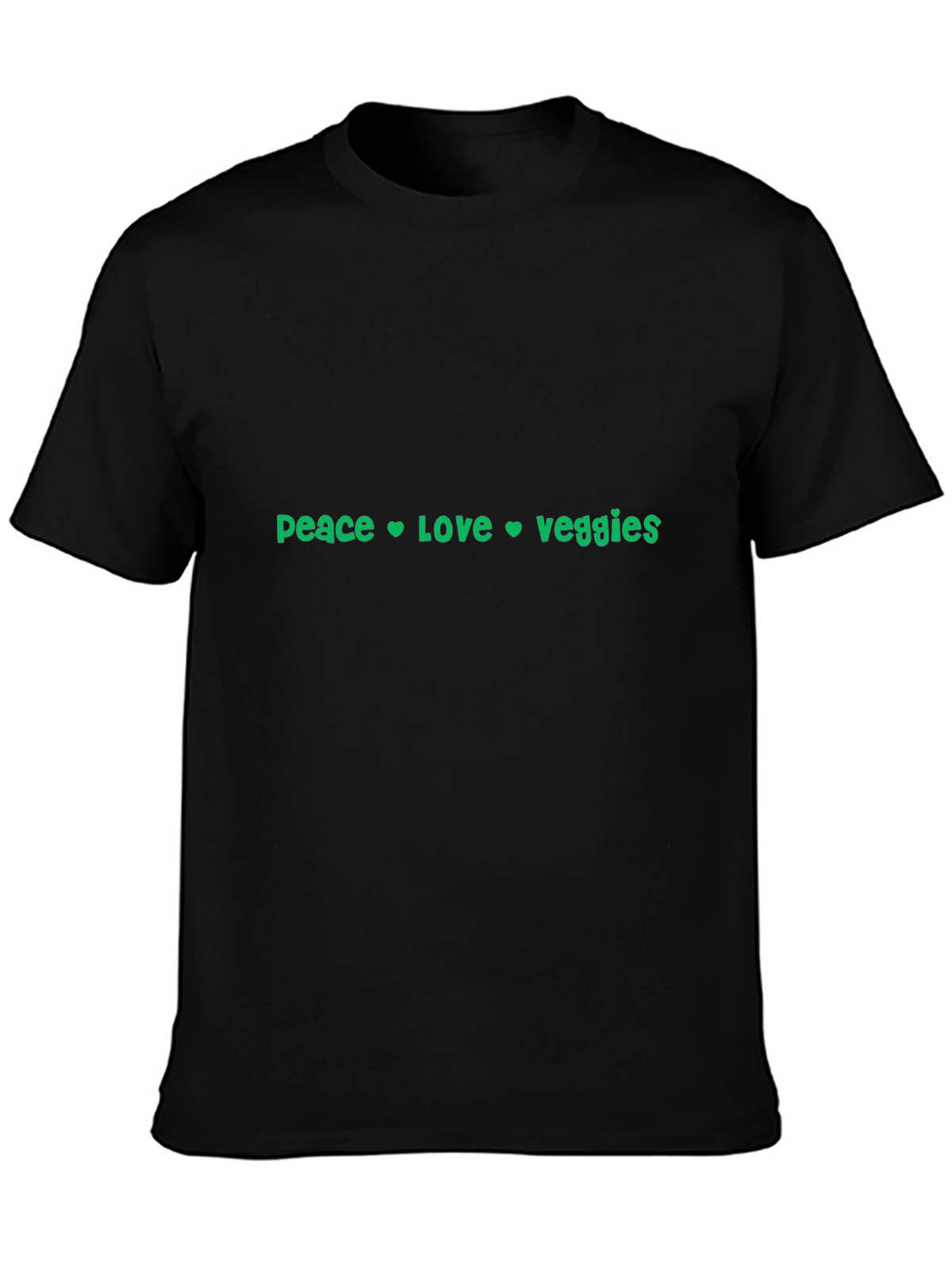 Peace Love Veggies Graphic T-Shirt