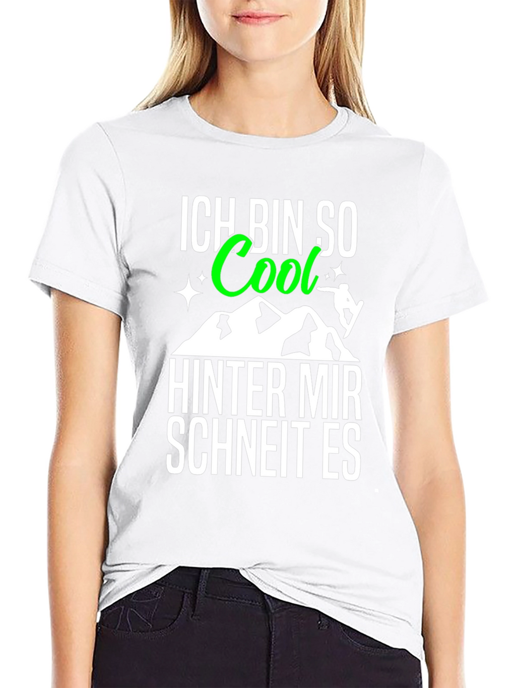 Ich Bin So Cool T-Shirt: German Snowboarding Tee