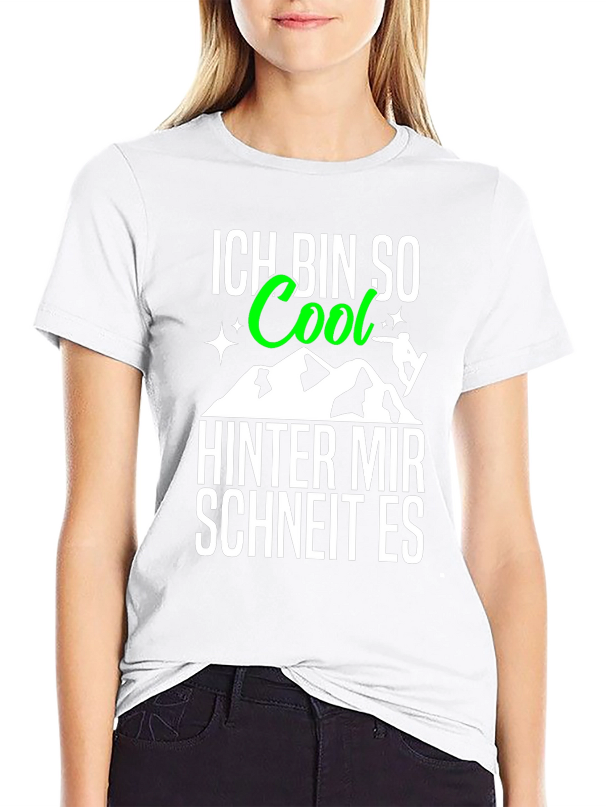 Ich Bin So Cool T-Shirt: German Snowboarding Tee