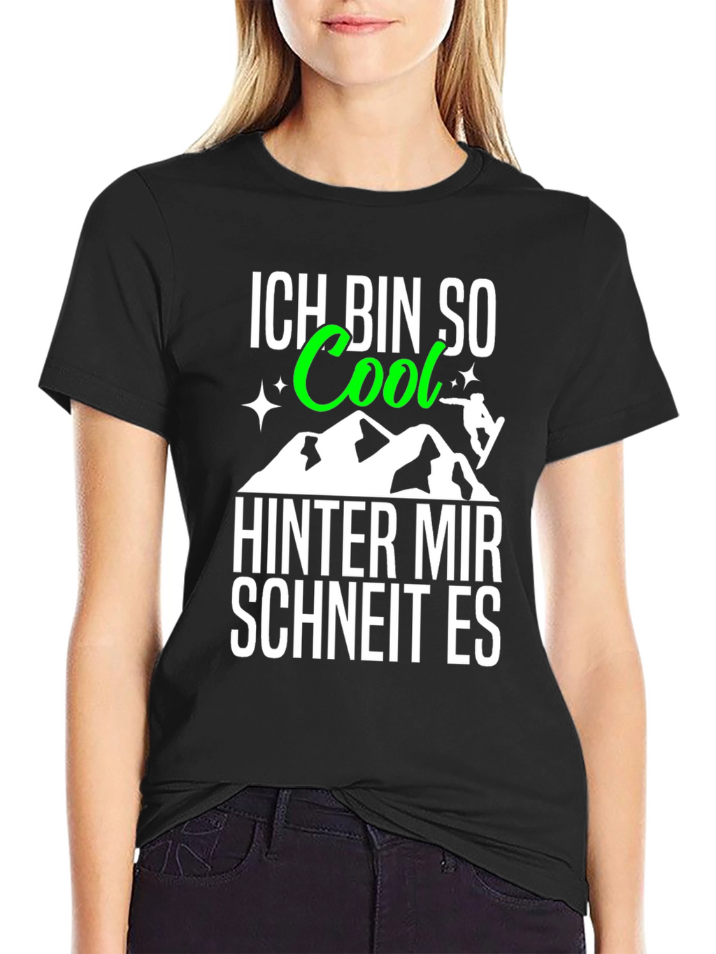 Ich Bin So Cool T-Shirt: German Snowboarding Tee