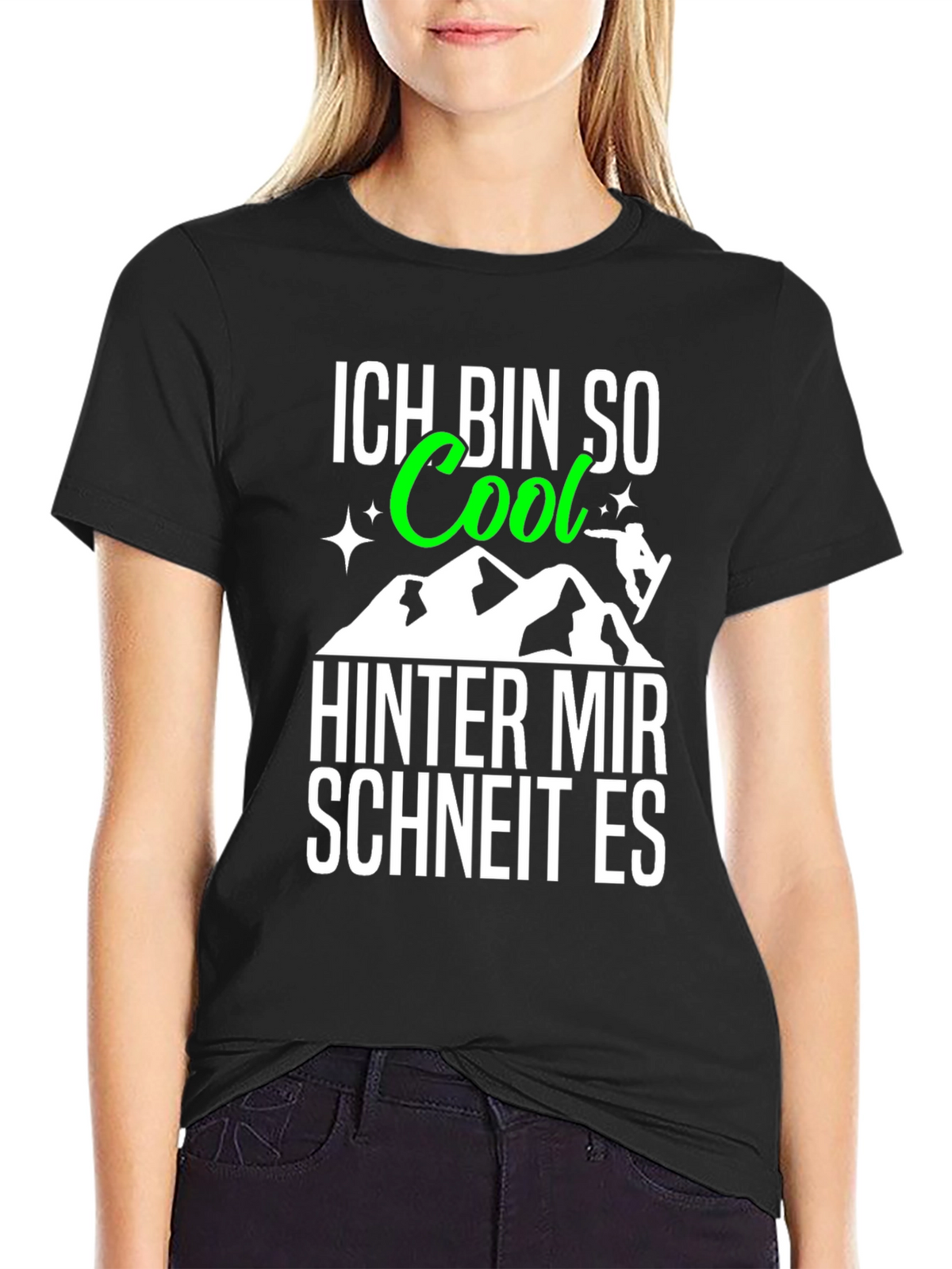 Ich Bin So Cool T-Shirt: German Snowboarding Tee