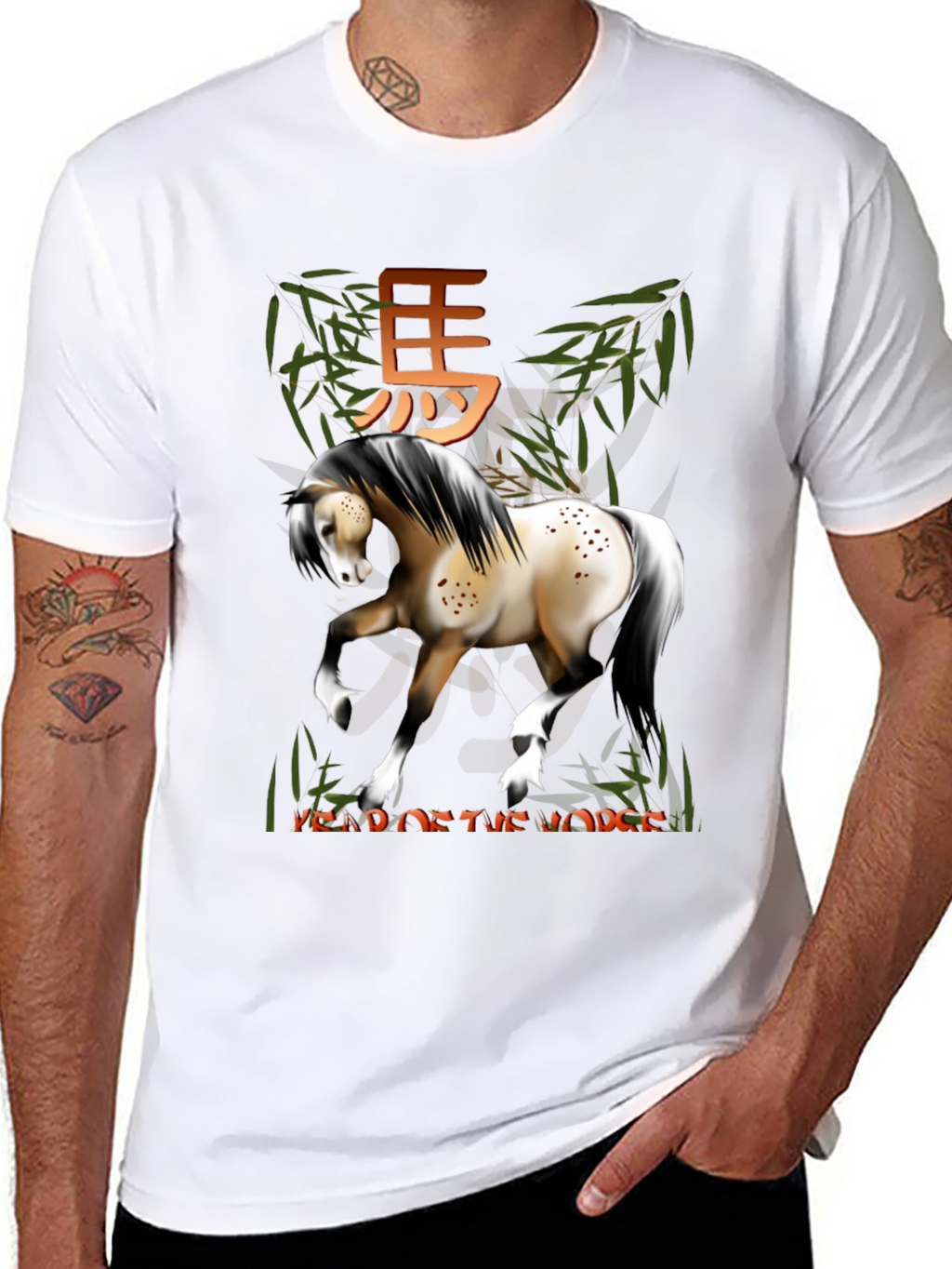 Year of the Horse Graphic Tee - Black