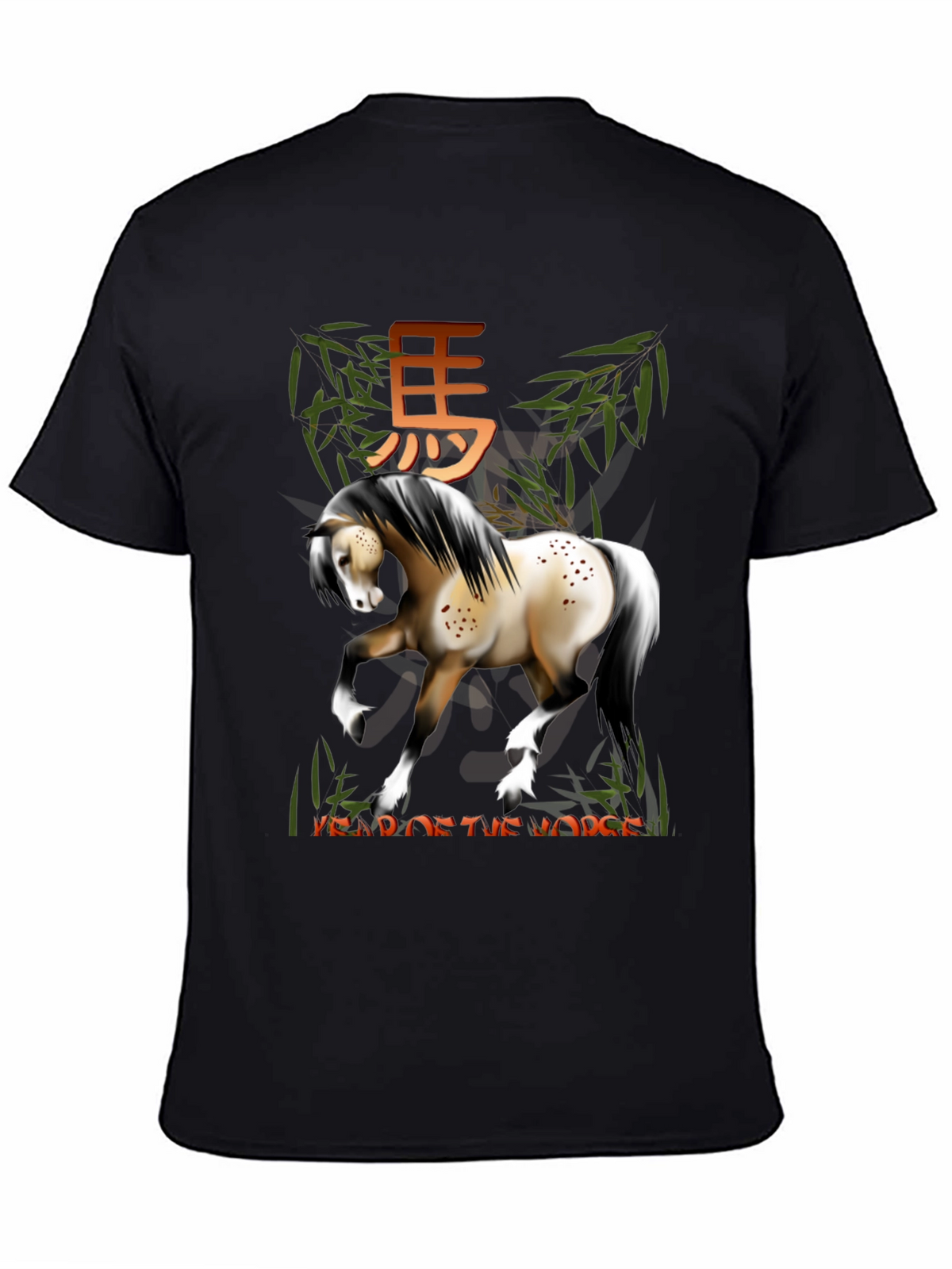 Year of the Horse Graphic Tee - Black