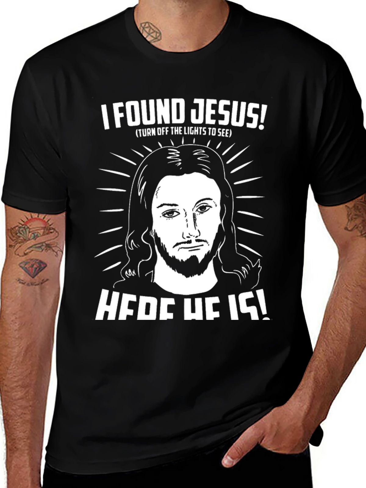 I Found Jesus T-Shirt - Funny Religious Tee