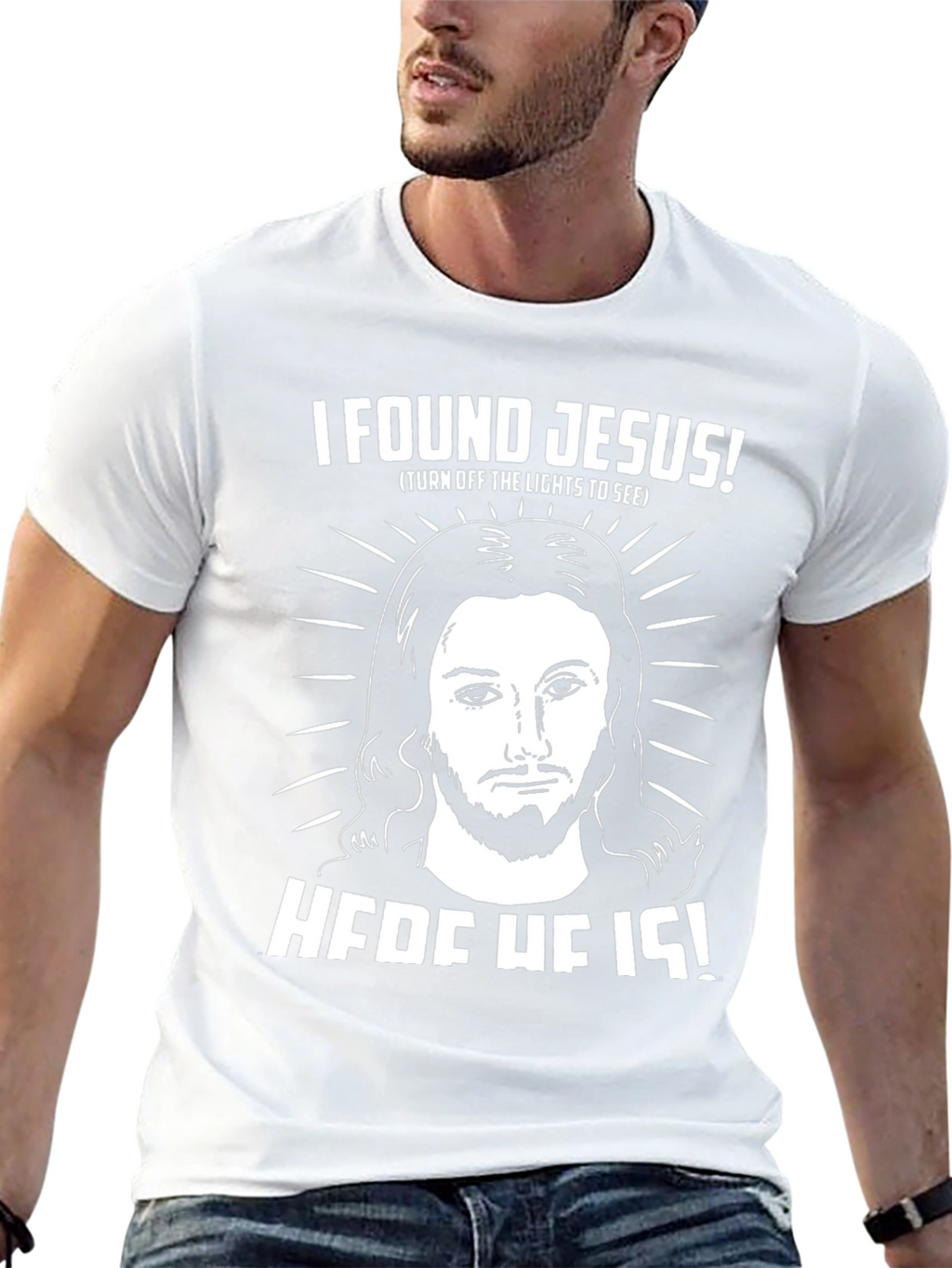 I Found Jesus T-Shirt - Funny Religious Tee